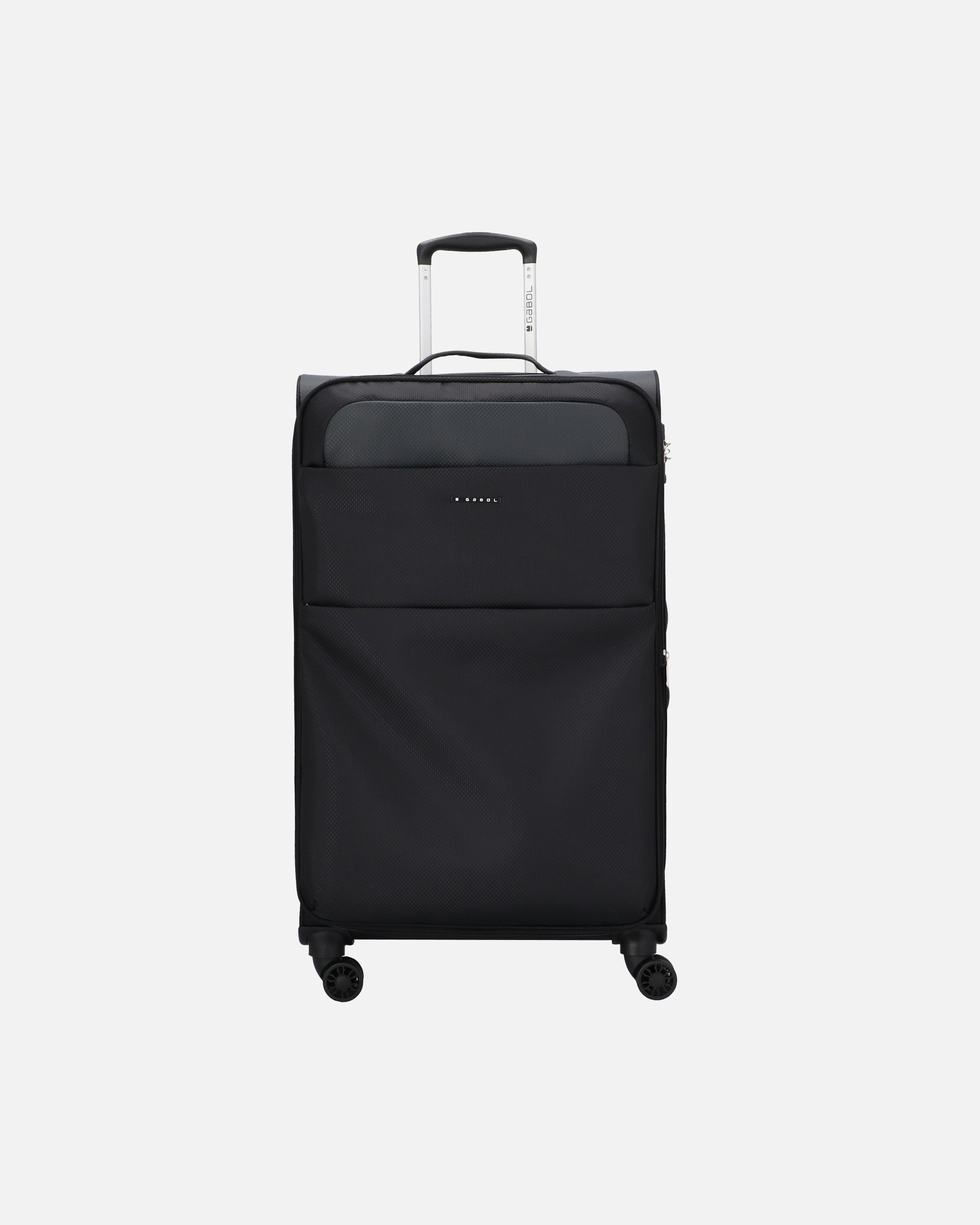 Trolley für Männlich Gabol Cloud 4-Rollen Trolley 79 cm schwarz