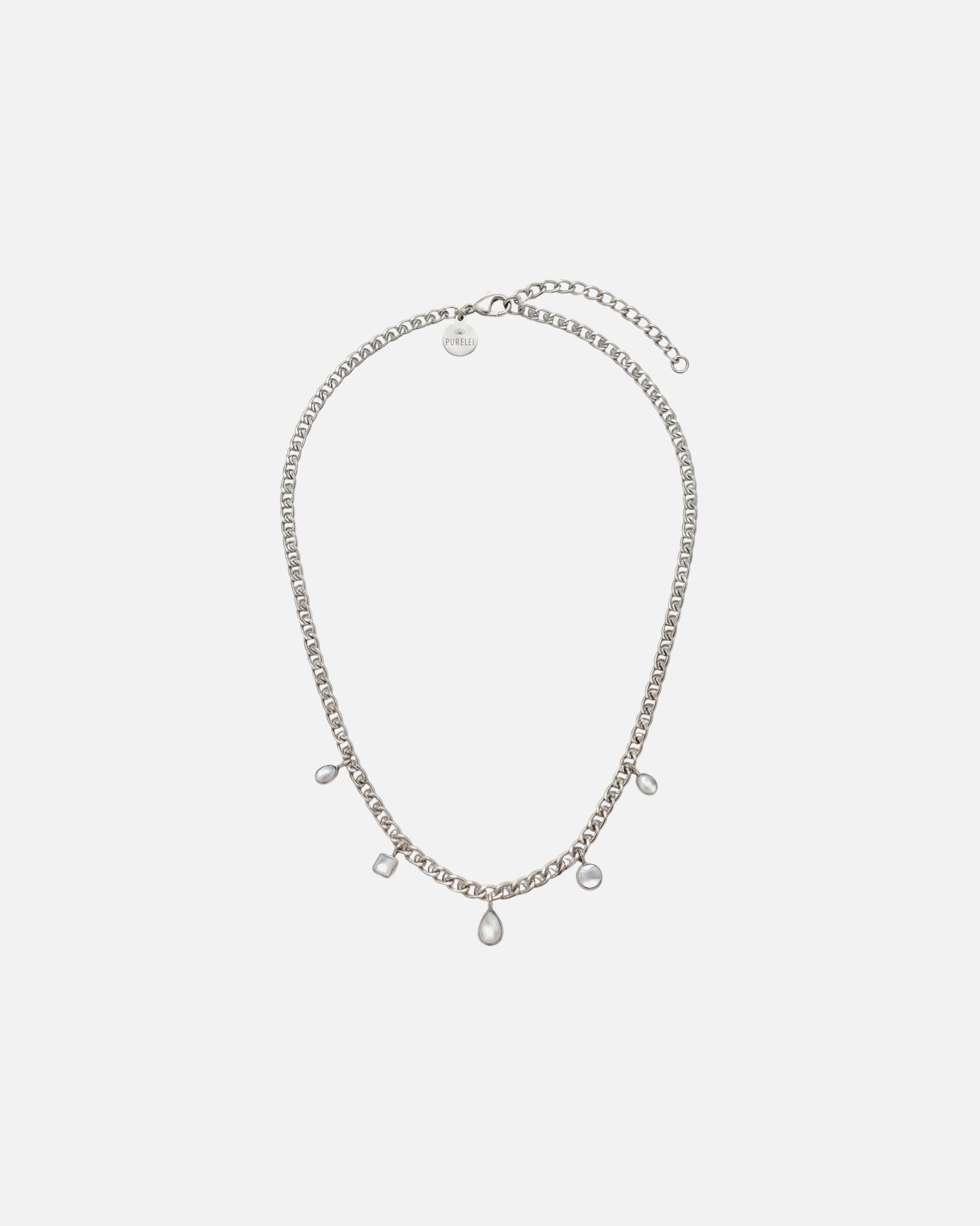 Collier for UnisexePureleiSoft Shine Chaîne 100% acier inoxydableArgent