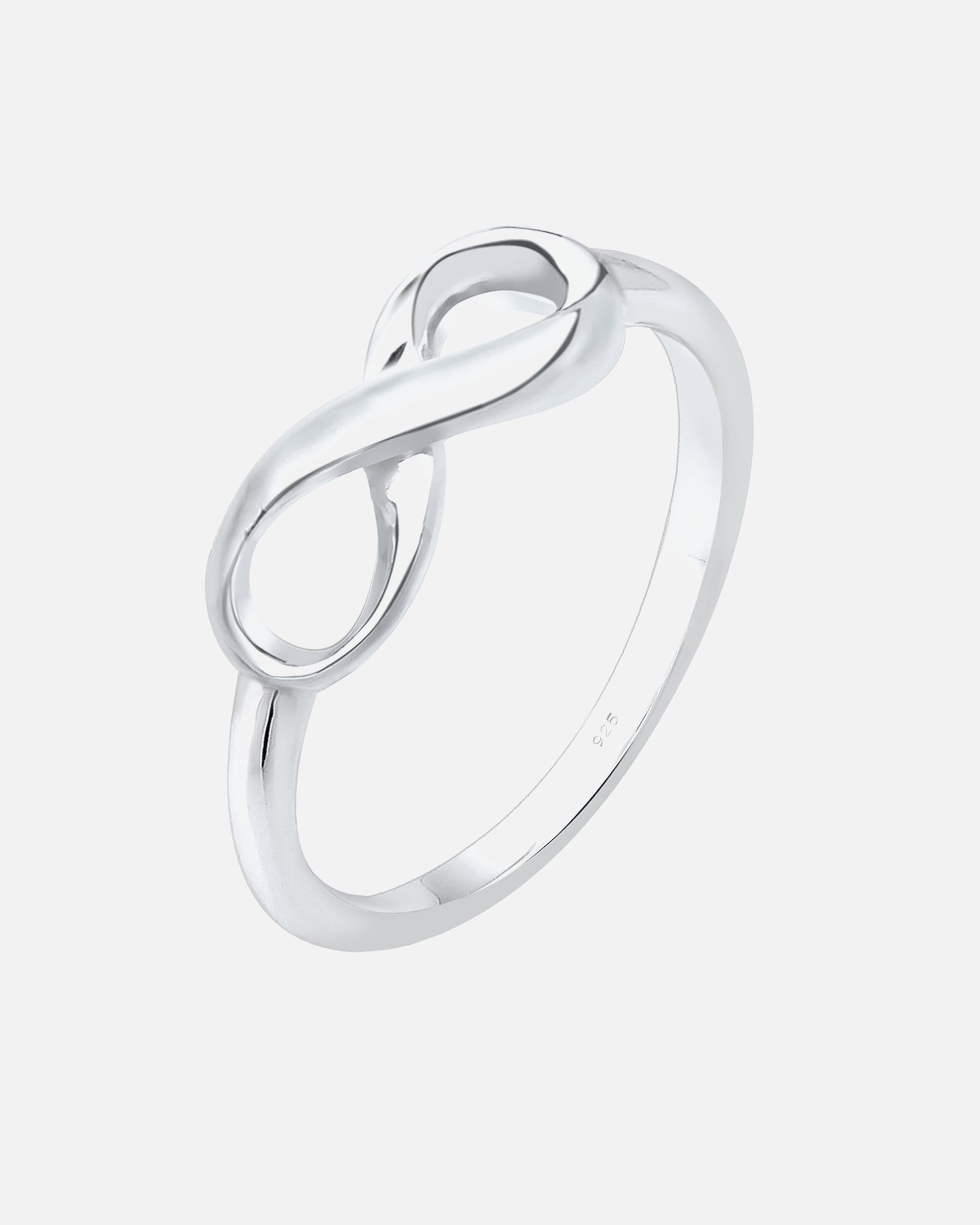 Ring für Weiblich Elli Basic Infinity Unendlichkeit 925 Sterling Silber 56