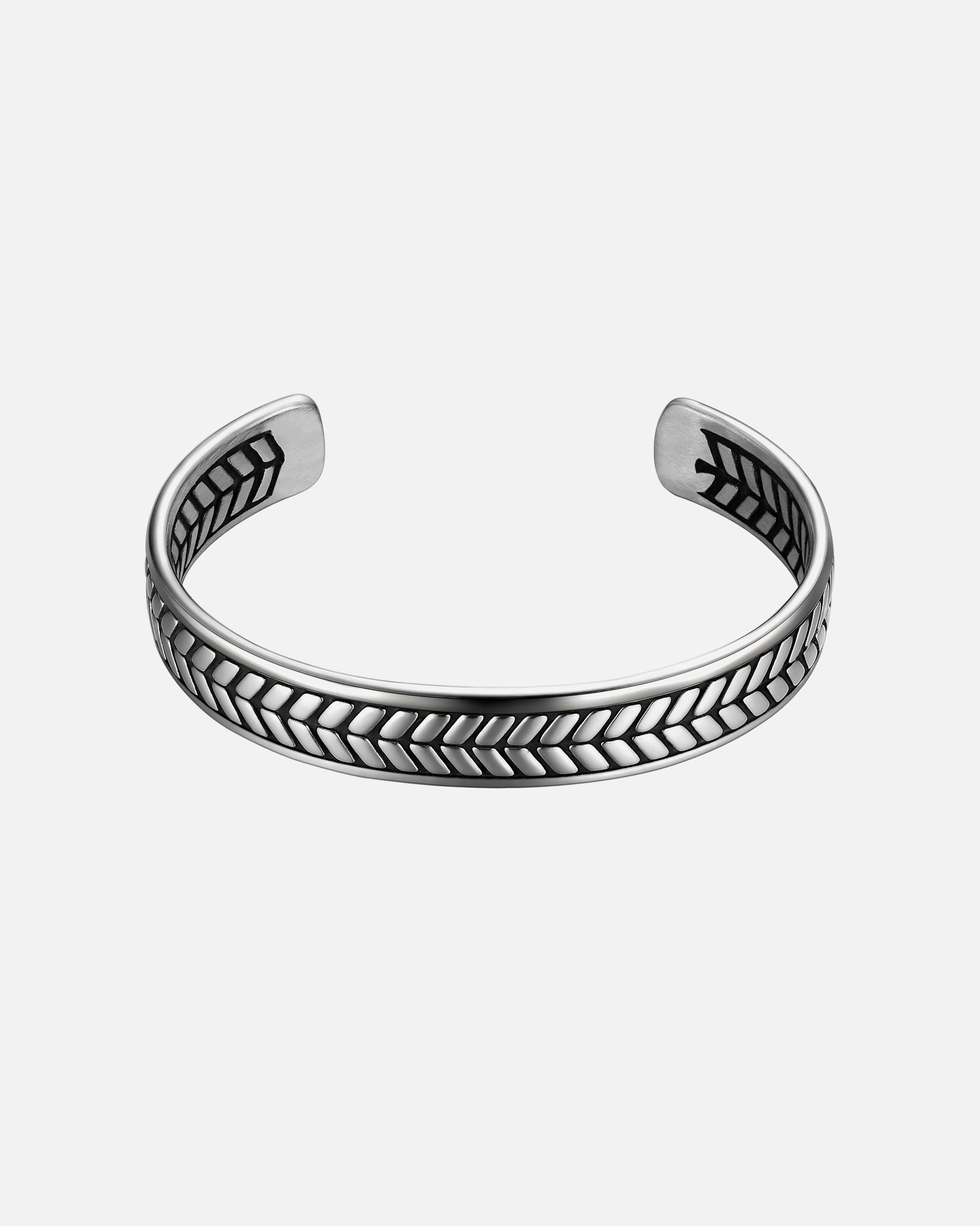 Bracelet for HommeBracelet en acier inoxydable en argent18,0 cm - 21,0 cm