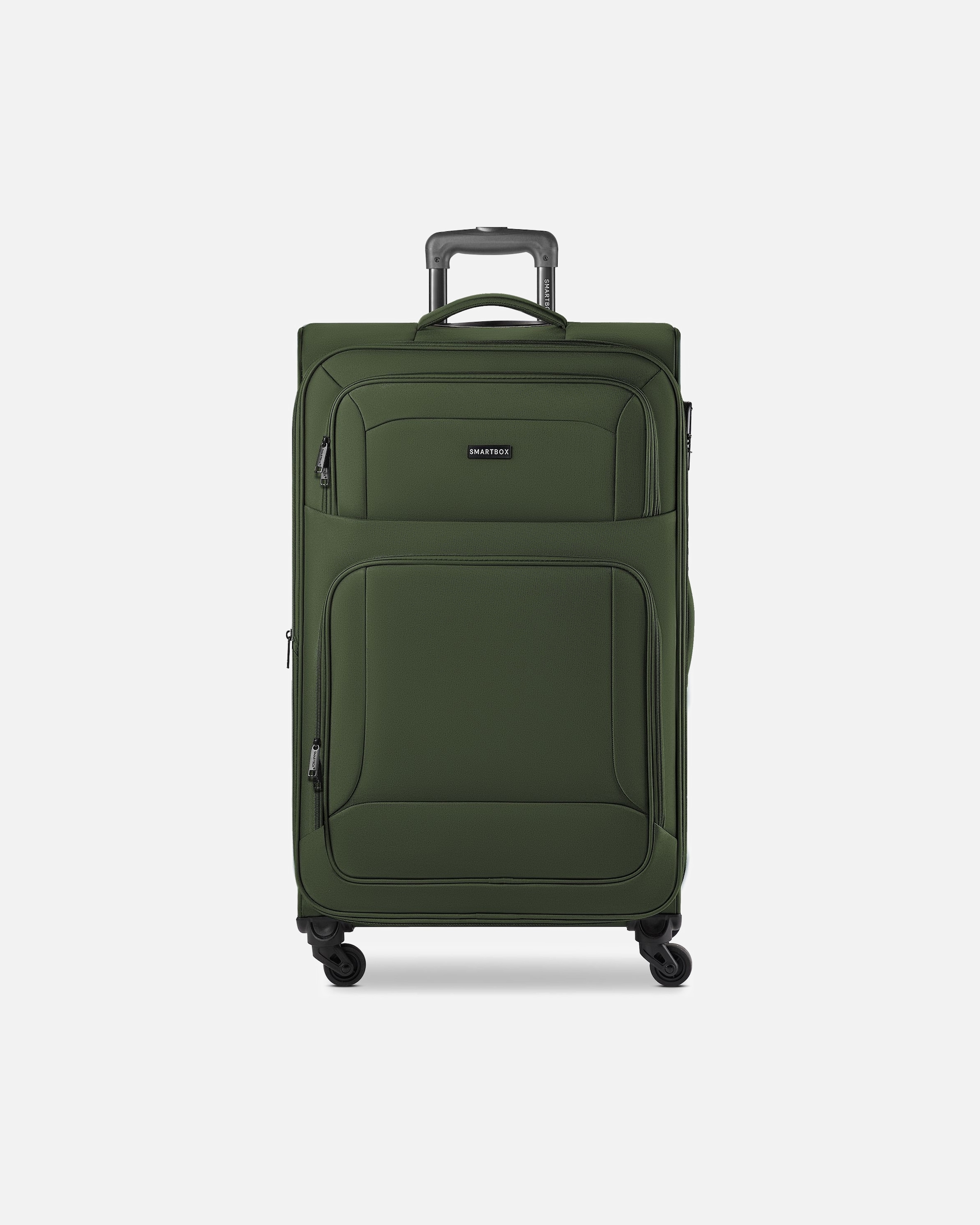 Koffer für Männlich Smartbox Default Brand Line Edition 04 4 Rollen Trolley 78 cm mit Dehnfalte slate-green