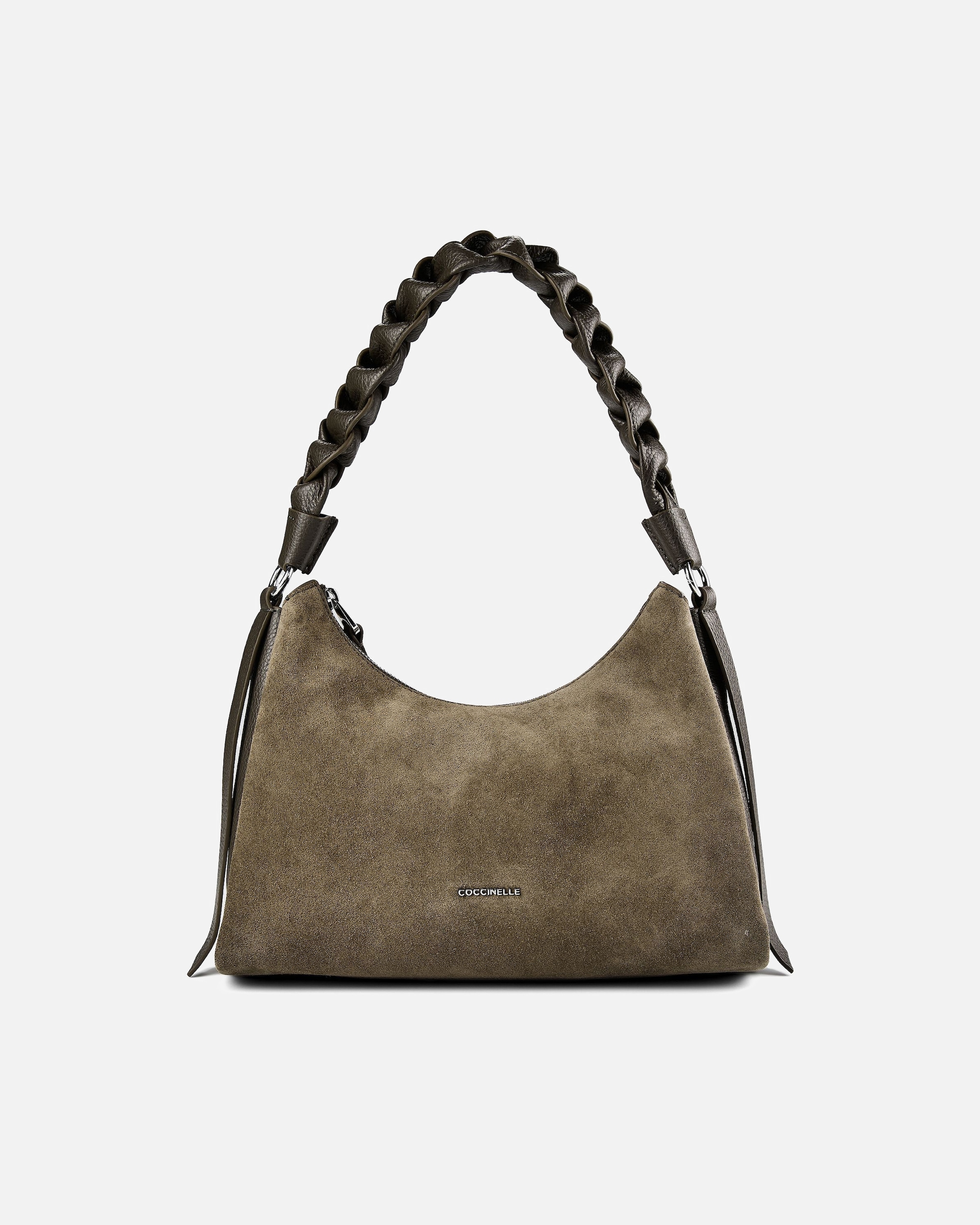 Clutch für Weiblich Coccinelle Boheme Schultertasche fango-fango
