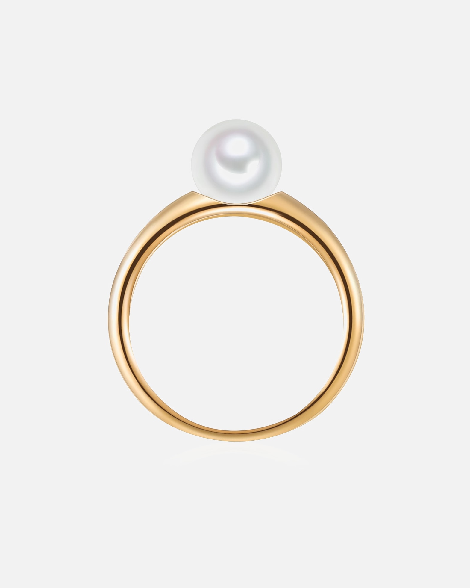 Bague for FemmeValero PearlsBague Argent sterling Perle de culture d'eau douce en Or jaune56