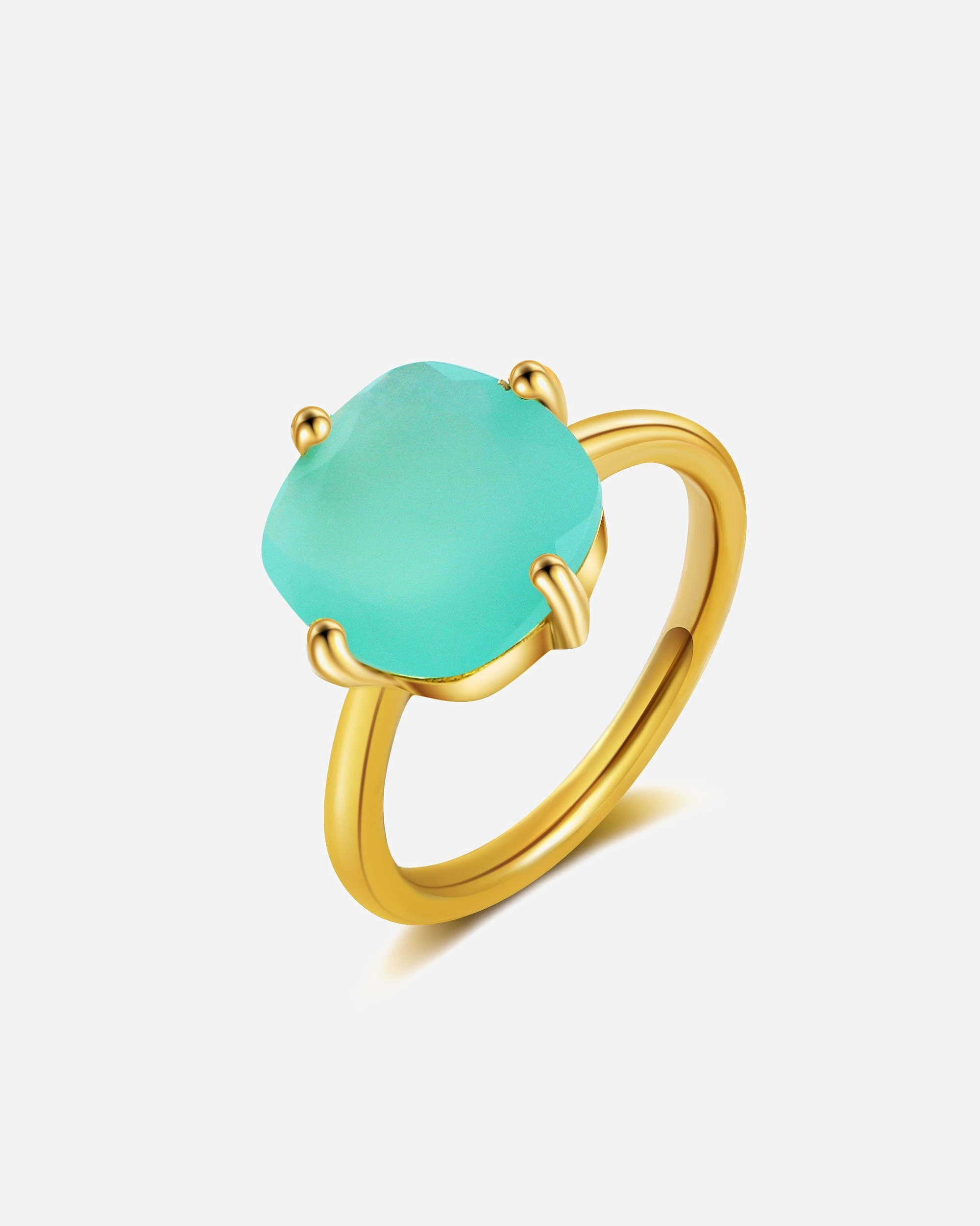 Ring für Weiblich Ailoria ÉGLANTINE Ring Aqua Chalcedon 57