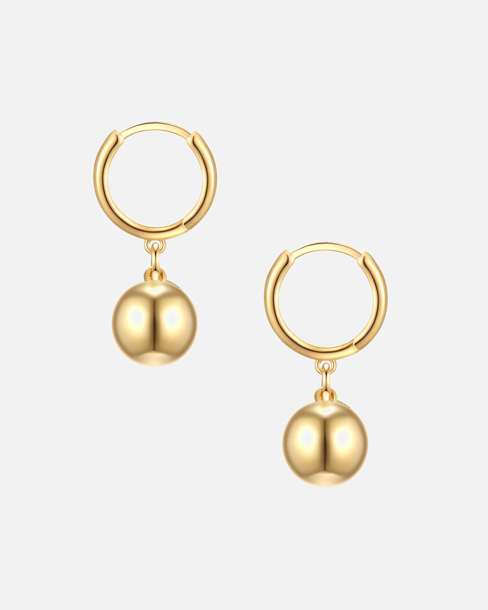 Créoles for FemmeLulu & JaneBoucles d´oreilles Sphérique en Métal en Or jaune20,8 mm
