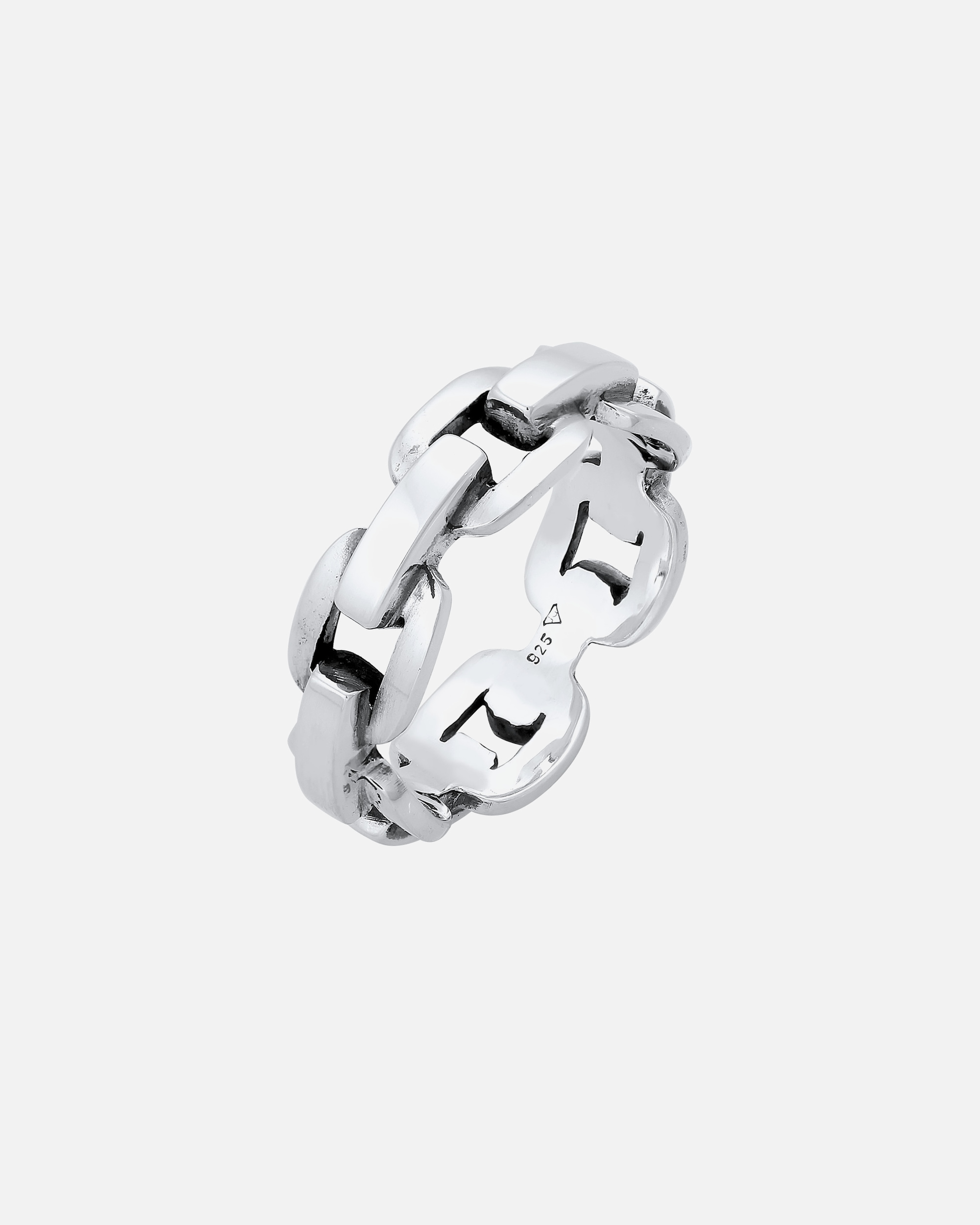Ring für Männlich KUZZOI Herren Anker Kettenring Trend 925 Silber 58