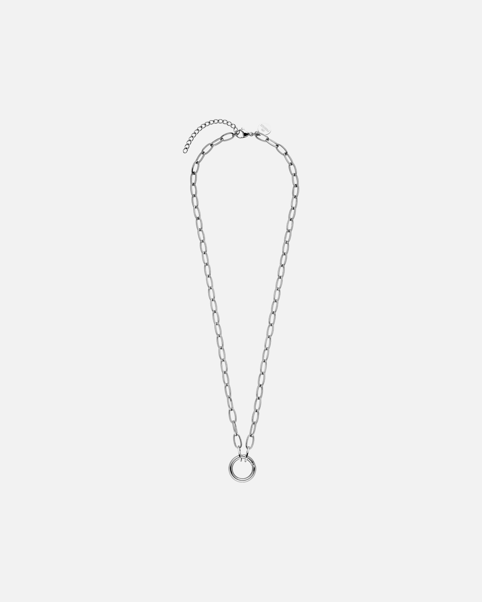 Collier for UnisexePureleiGlow Charm Kette Chaîne 100% acier inoxydableArgent