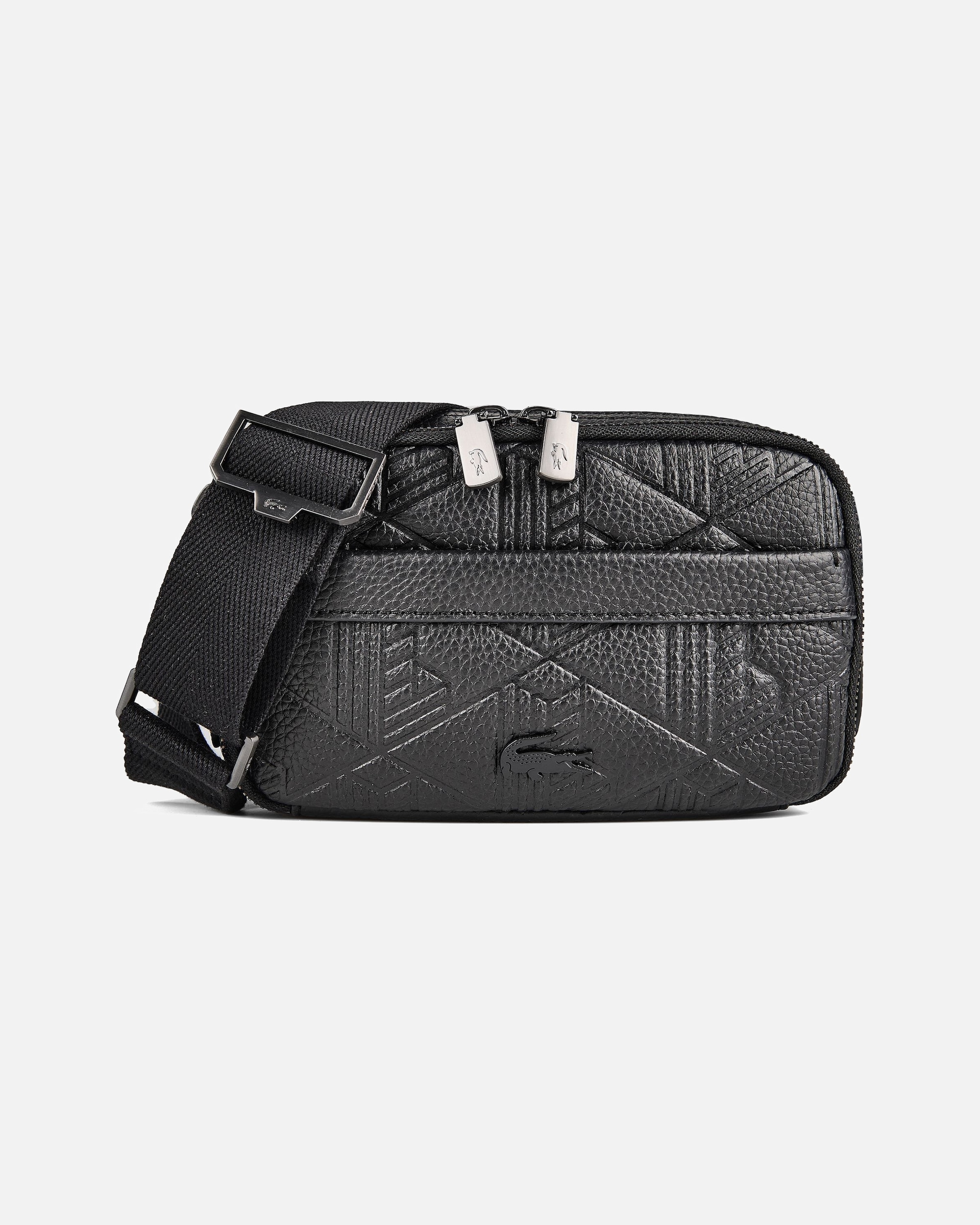 Tasche für Männlich Lacoste Megagrain Umhängetasche noir