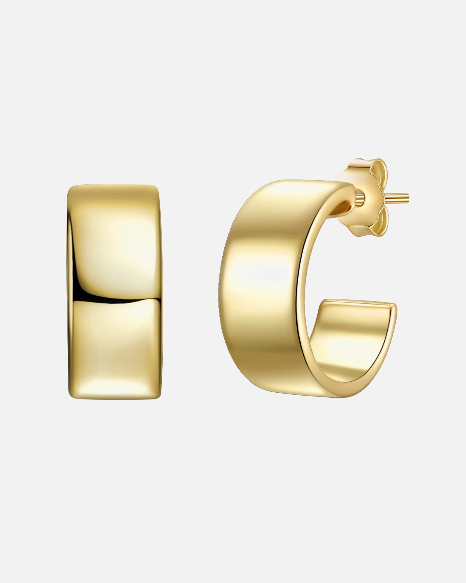 Créoles for FemmeCréoles en argent Argent sterling en Or jaune12,5 mm