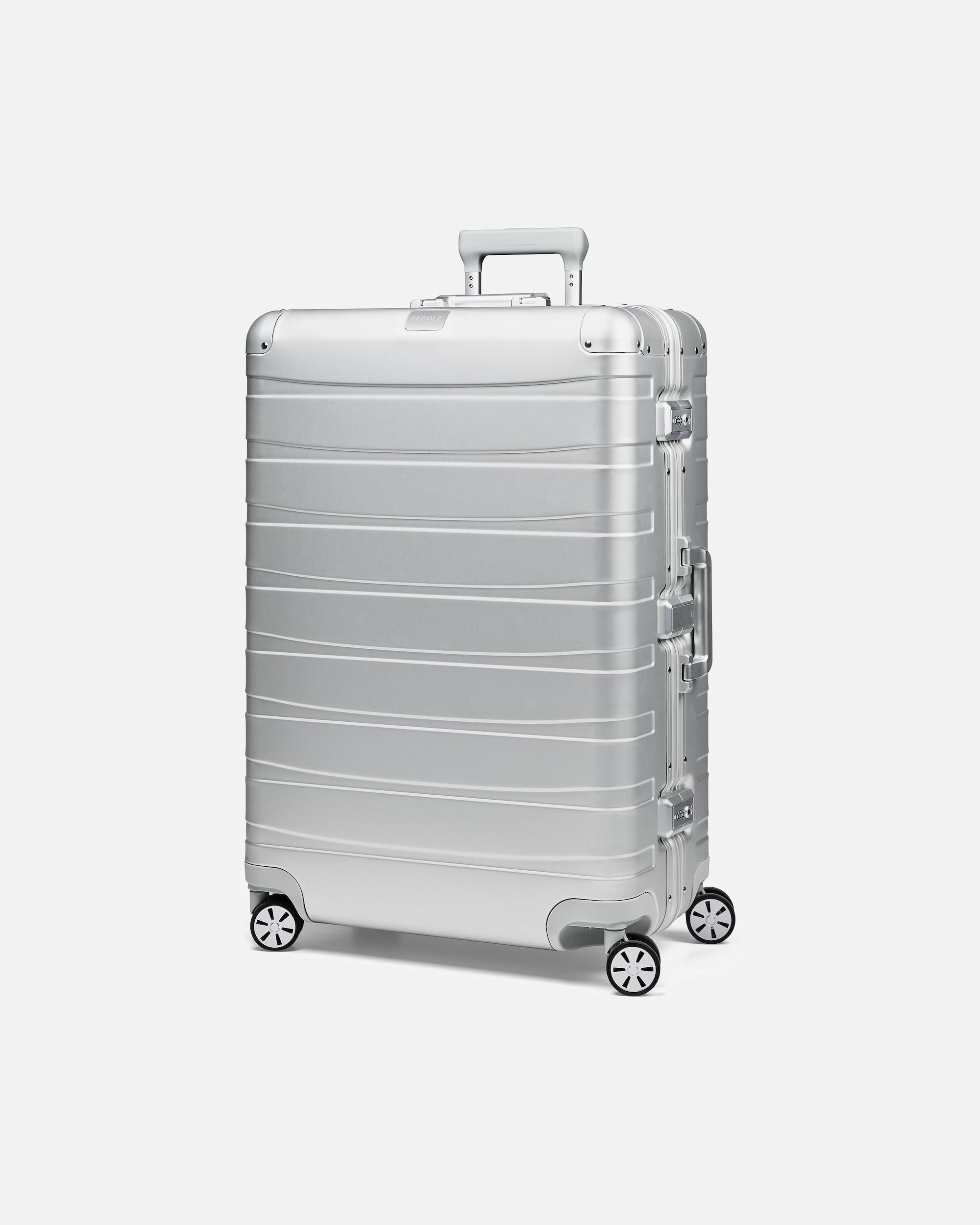 Trolley für Männlich Redolz Pro Aluminium 4-Rollen Trolley L Aluminium 77 cm silver
