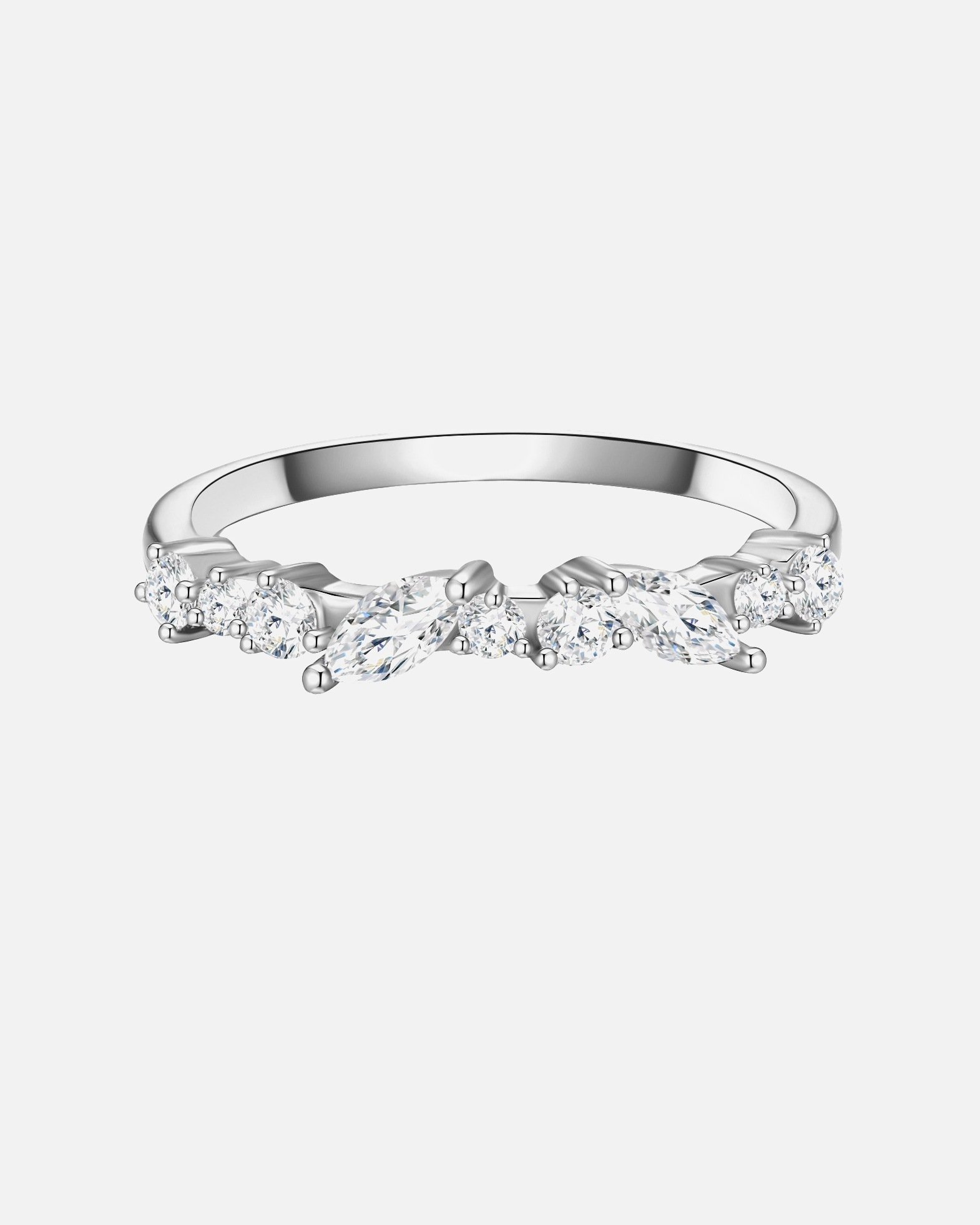 Bague for FemmeGlanzstücke MünchenBague en argent Argent sterling Oxyde de zirconium (CZ) en Argent60