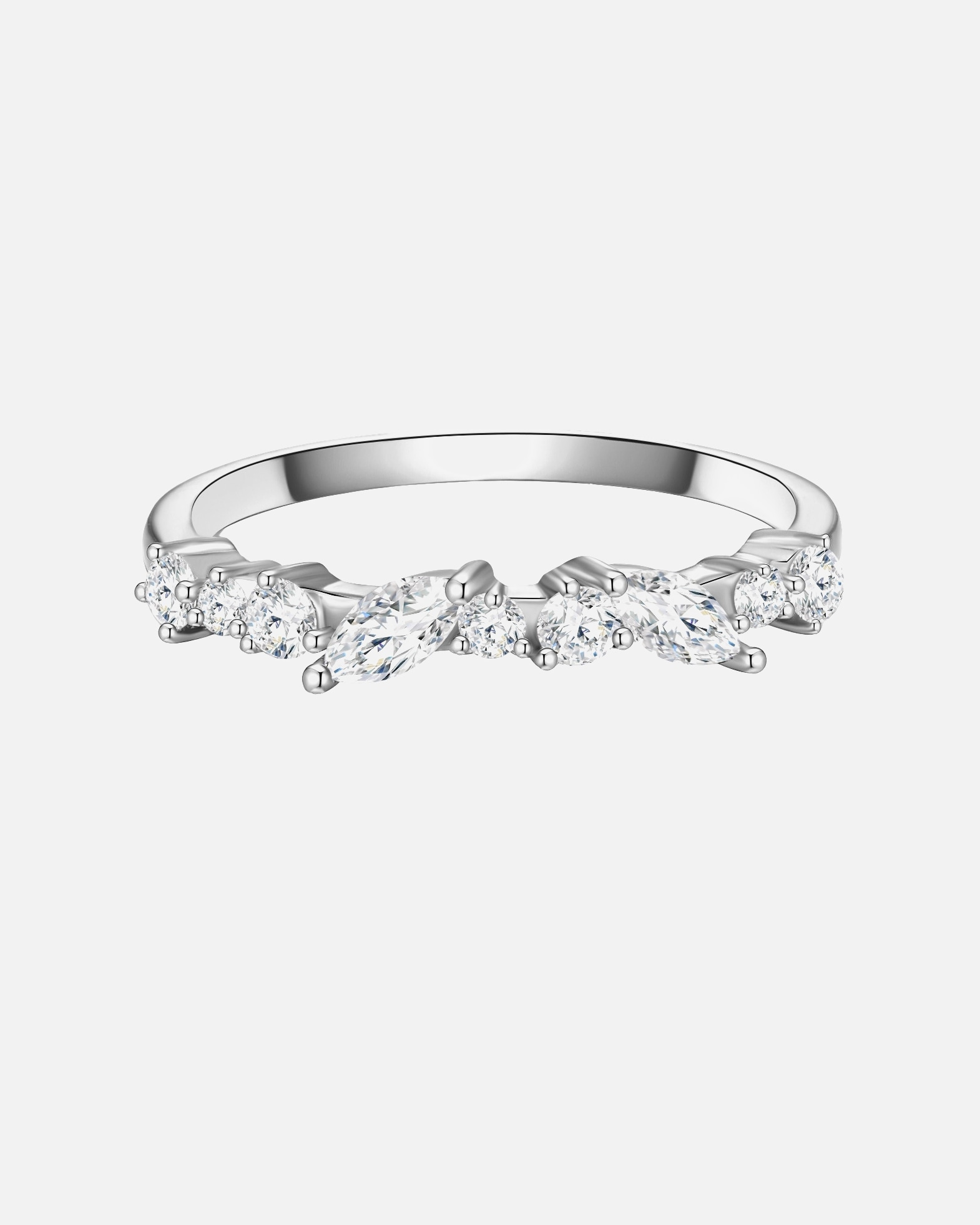 Bague for FemmeGlanzstücke MünchenBague en argent Argent sterling Oxyde de zirconium (CZ) en Argent48