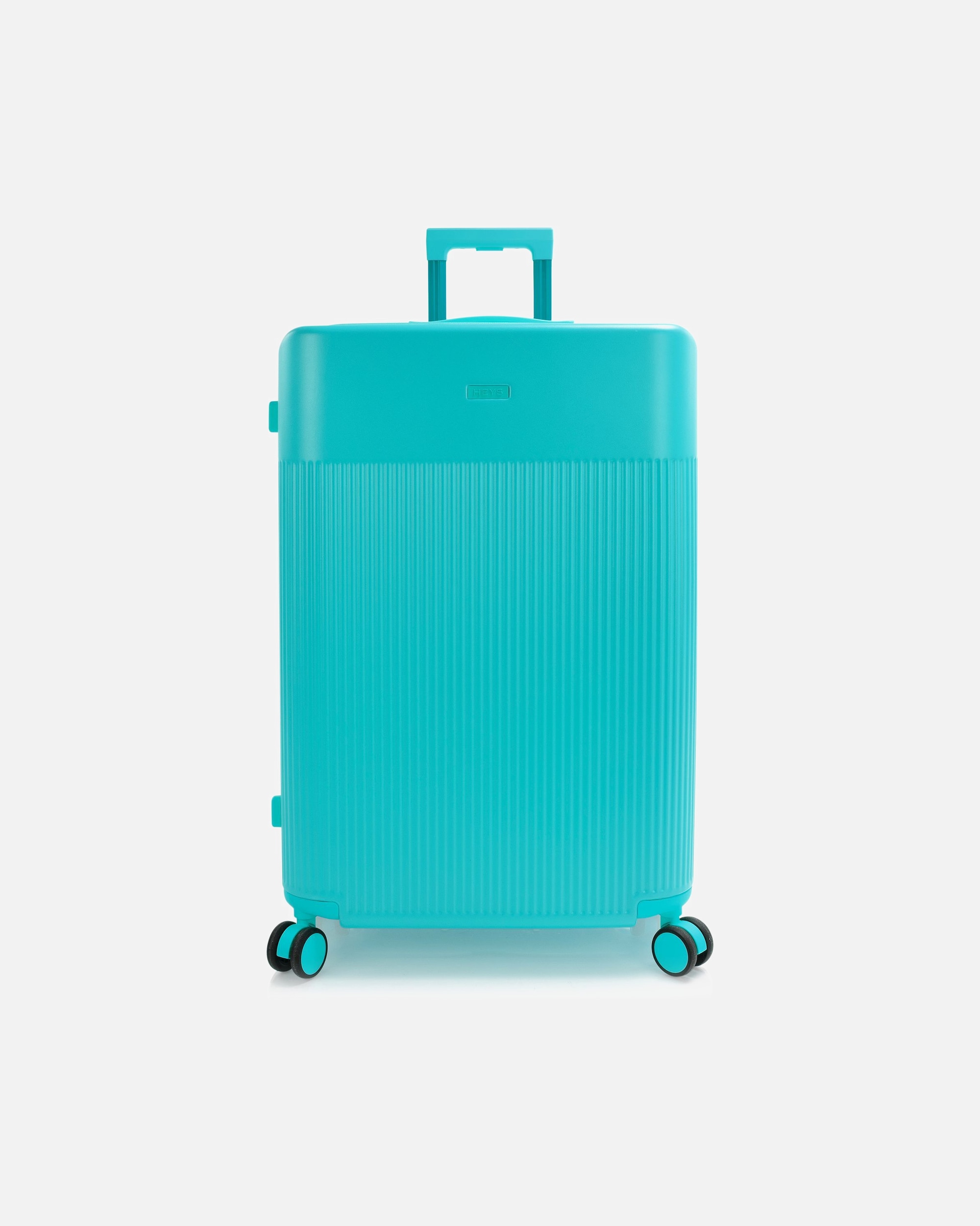 Trolley für Männlich Heys HiLite 4 Rollen Trolley L 74 cm mit Dehnfalte aqua breeze