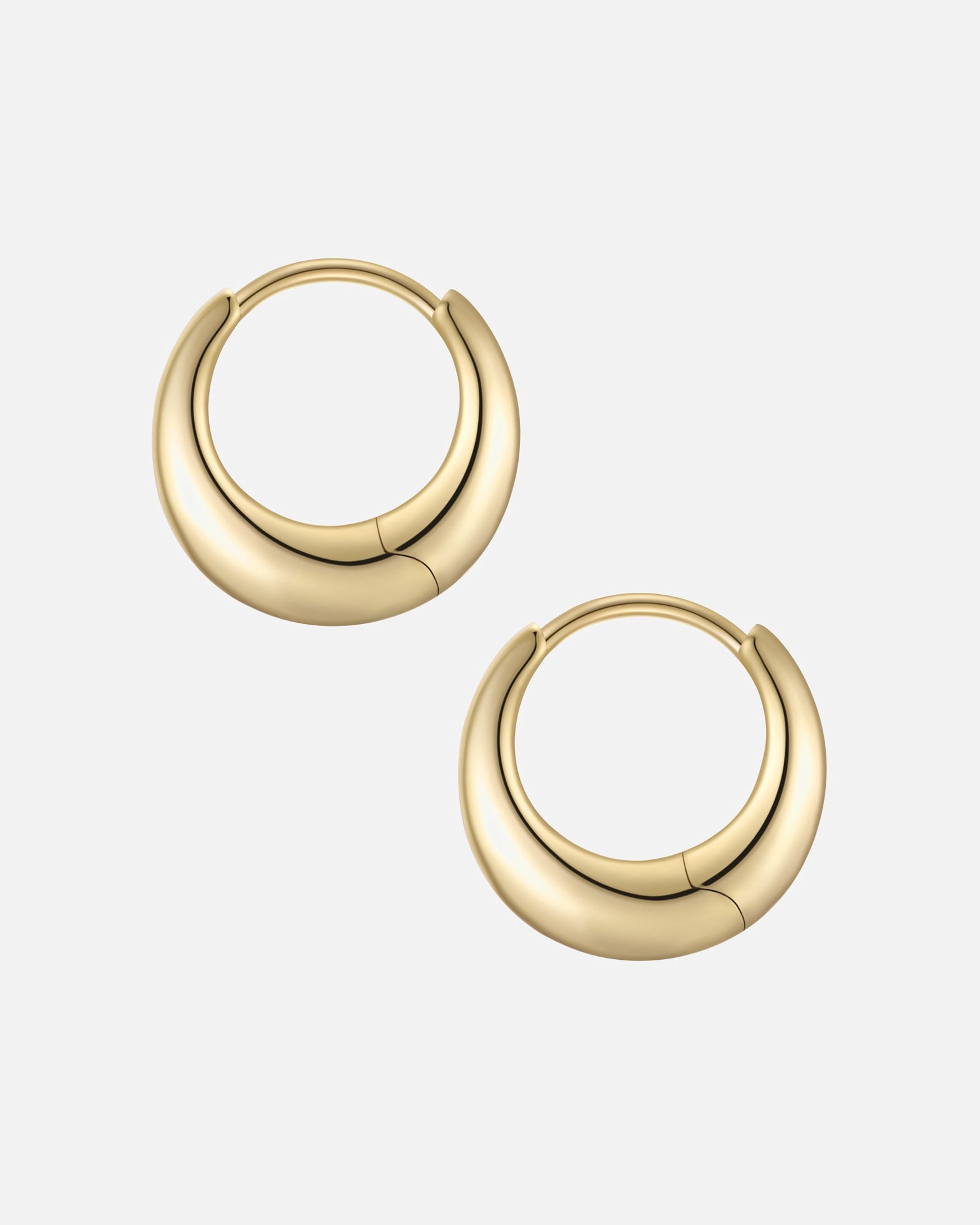 Créoles for FemmeGlanzstücke MünchenCréoles en argent sterling en or jaune15,3 mm