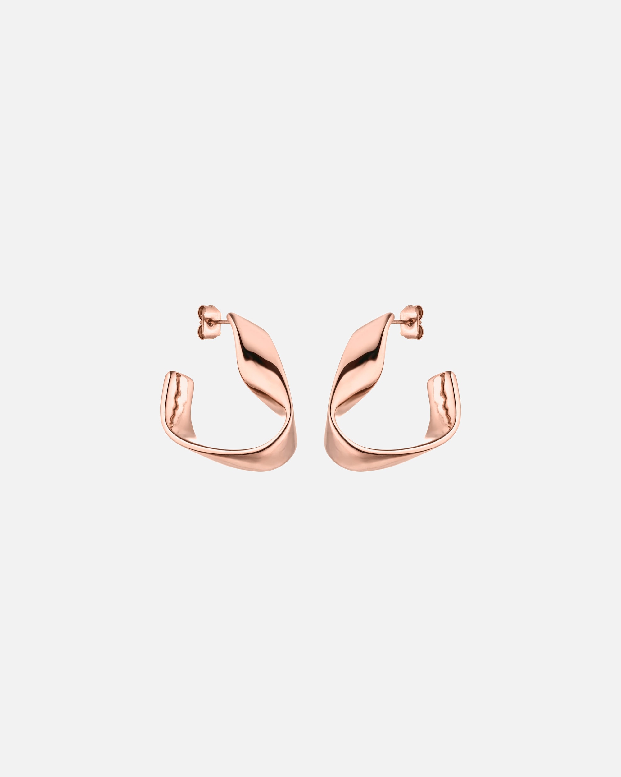 Boucle d'oreilles for FemmePureleiRiver Boucles d'oreilles 100% acier inoxydableOr Rose
