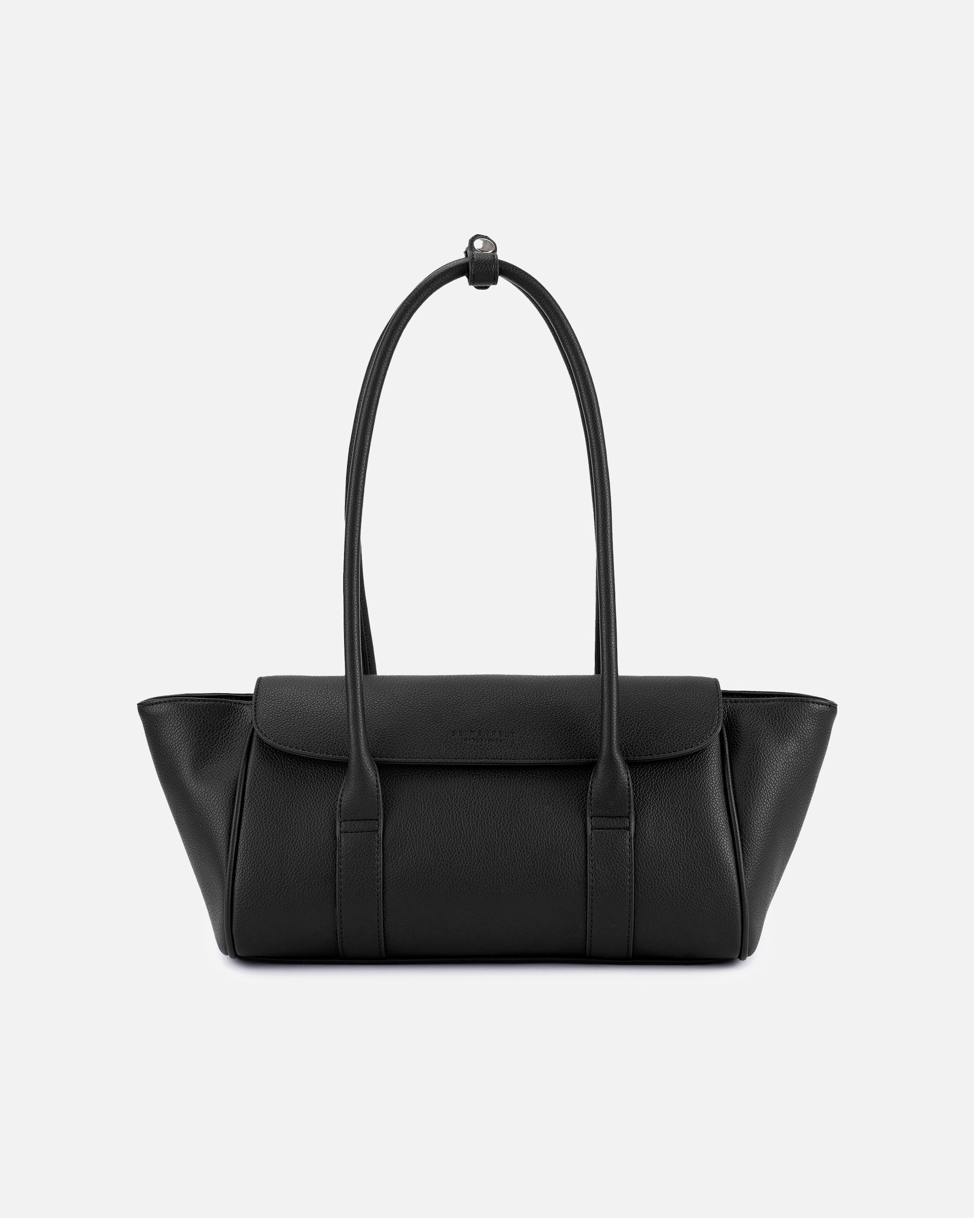 Tasche für Weiblich Seidenfelt Nelma Schultertasche black
