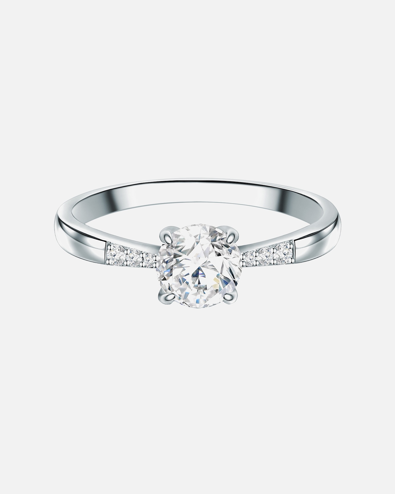 Bague for FemmeTrilaniBague en argent Argent sterling Oxyde de zirconium (CZ) en Argent58