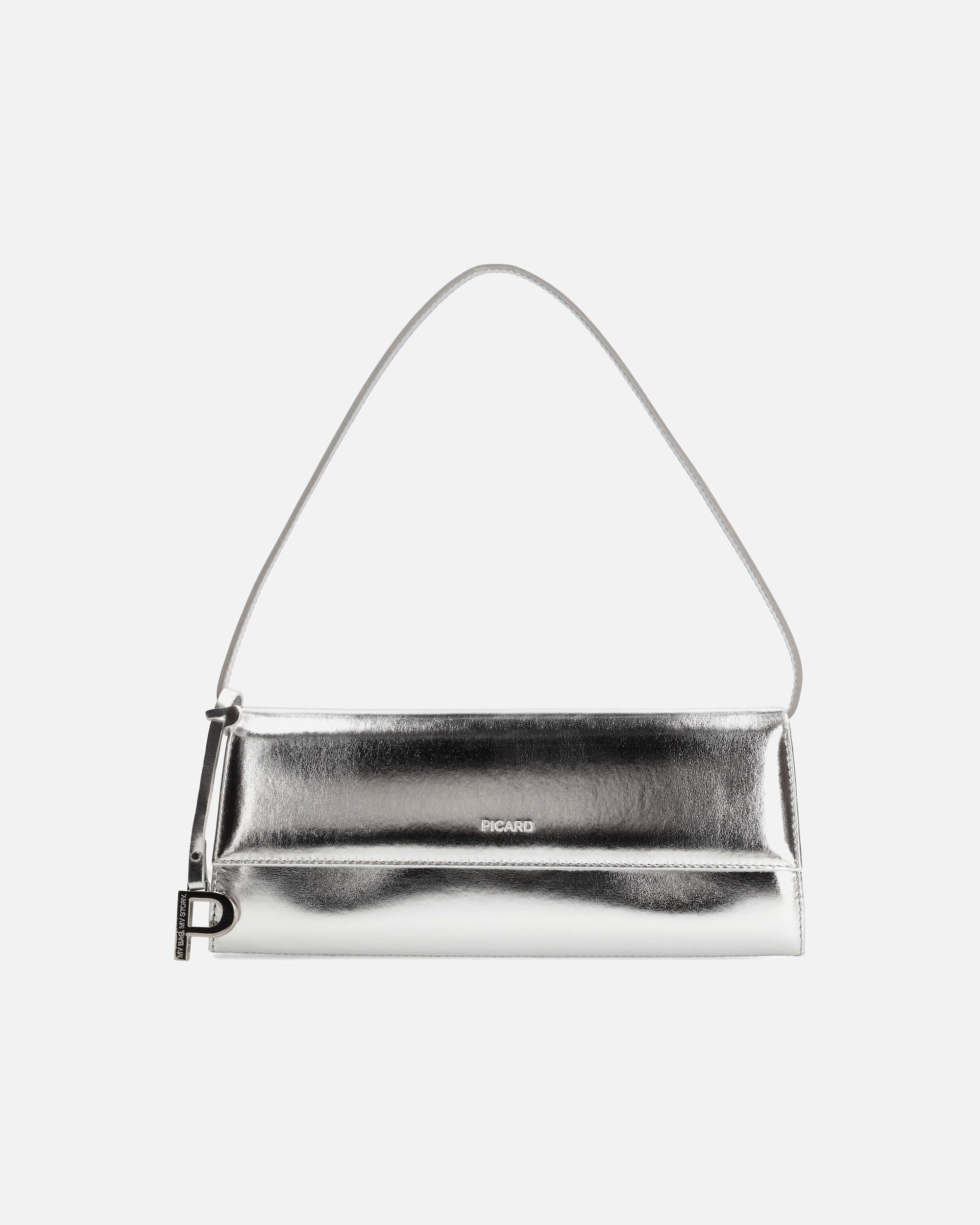 Handtasche für Weiblich Picard Auguri Clutch silberfarben