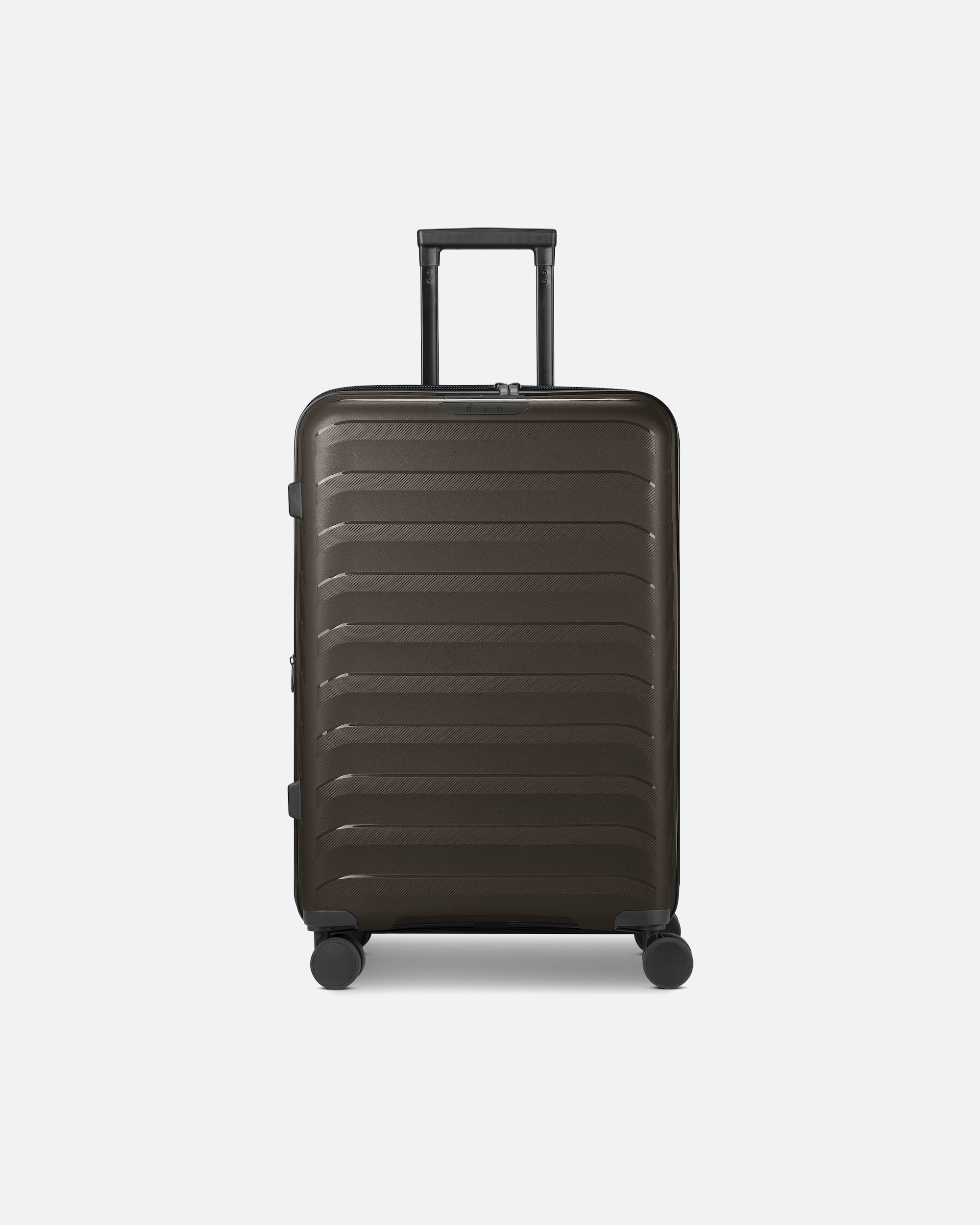 Koffer für Männlich d & n Toronto 4 Rollen Trolley M 65 cm mit Dehnfalte mocha brown