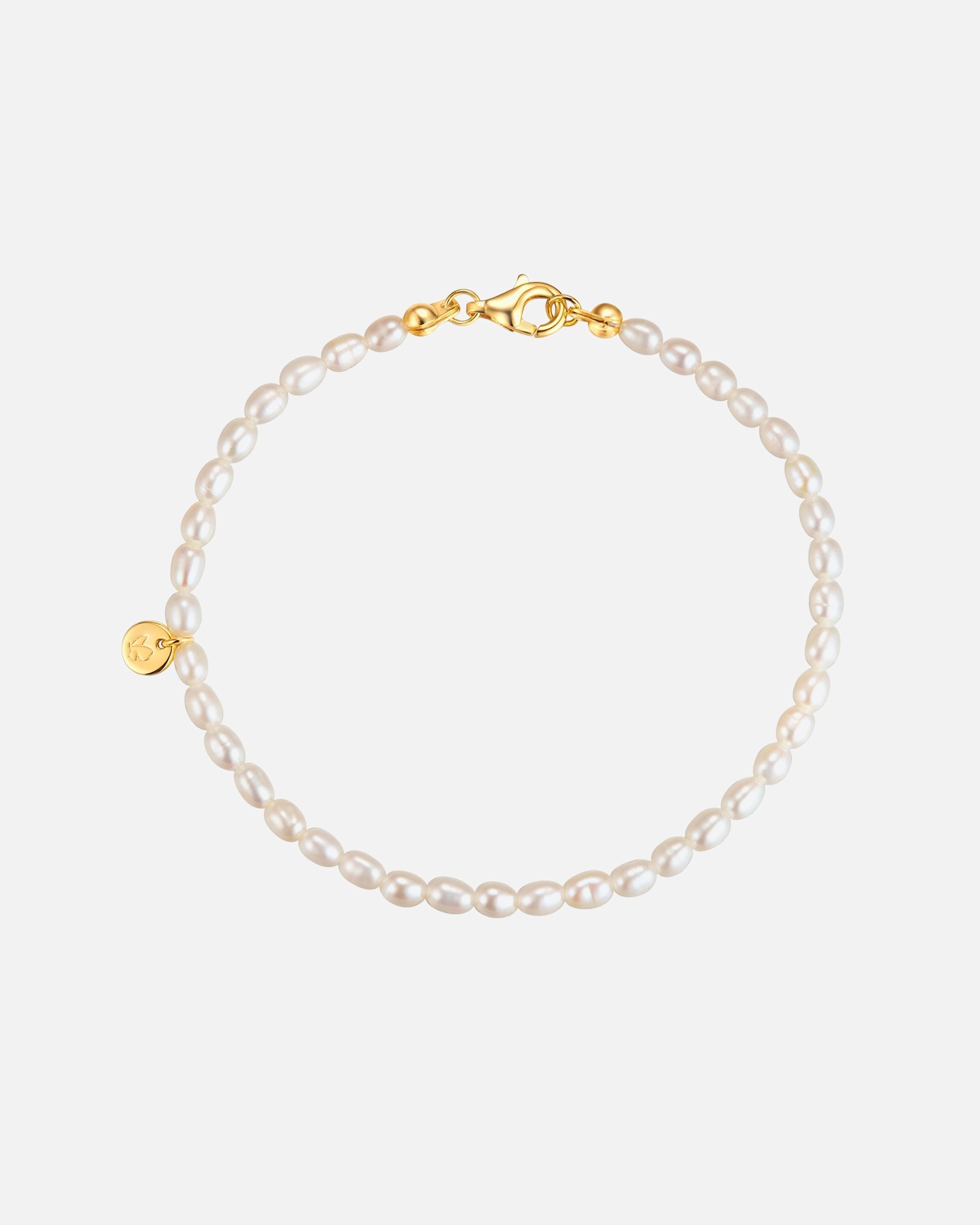 Bracelet for FemmeSüßwasser-Zuchtperle en Perlenarmband en Perlen-Armband17 cm