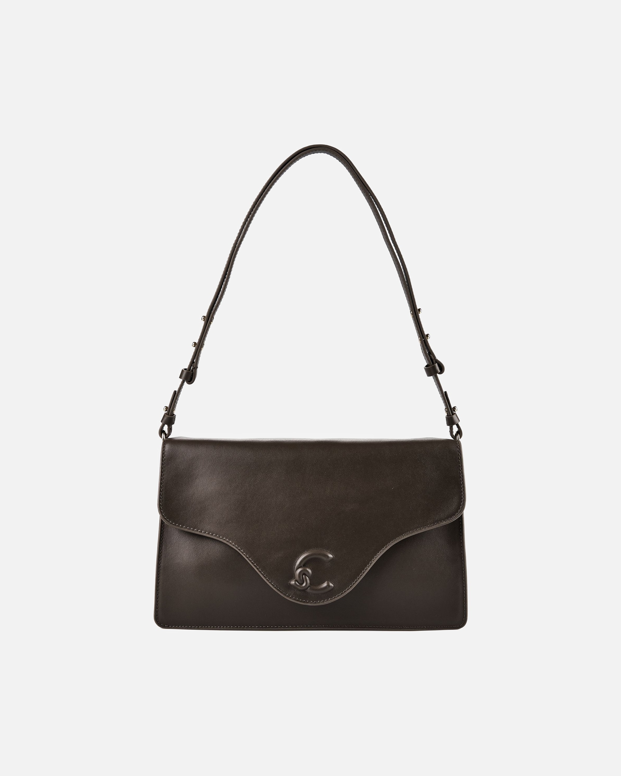 Tasche für Weiblich Coccinelle C-Me Schultertasche fango
