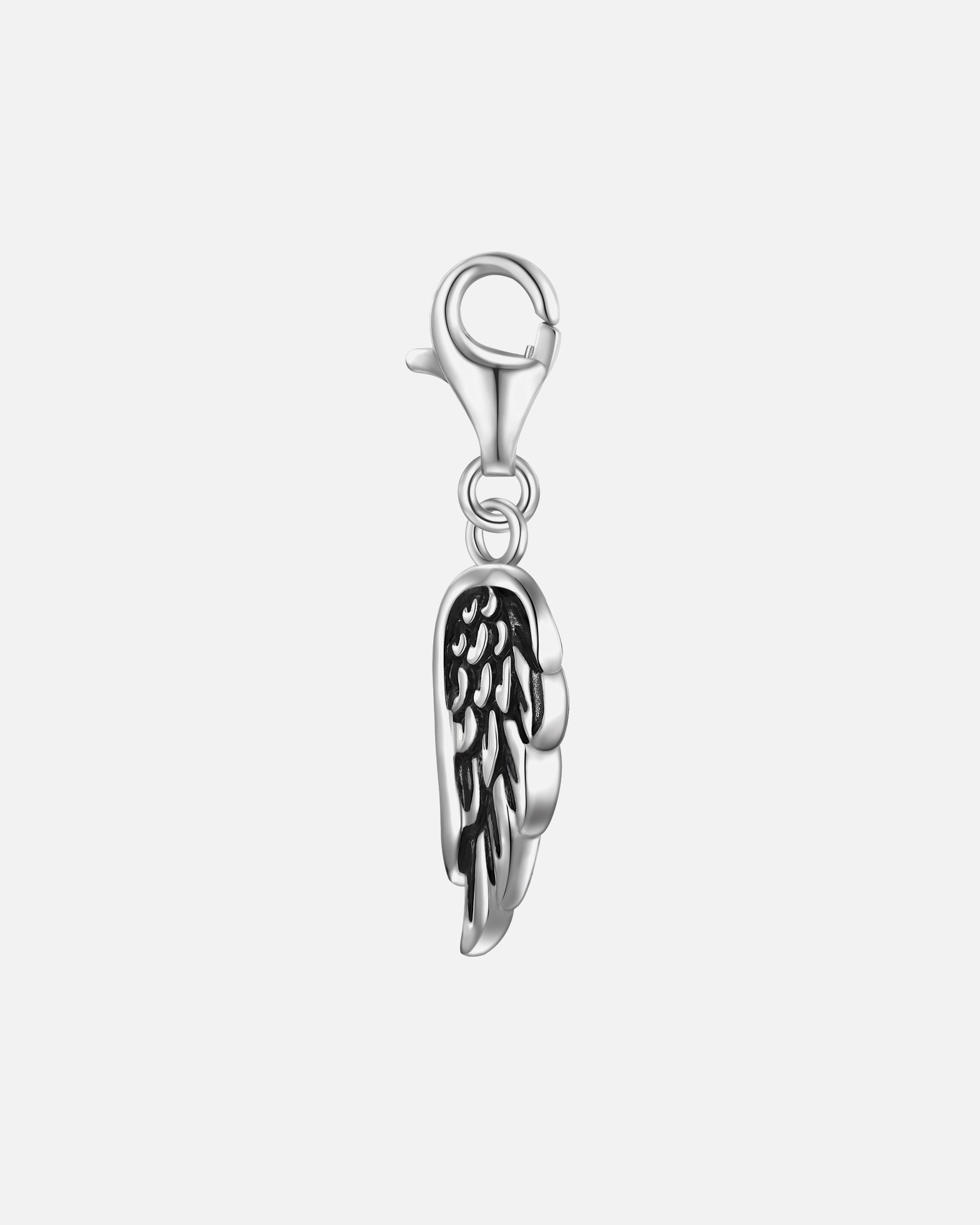 Schmuckanhänger für Weiblich Rafaela Donata Charm Engelsflügel aus Sterling Silber in Silber 19,2 mm