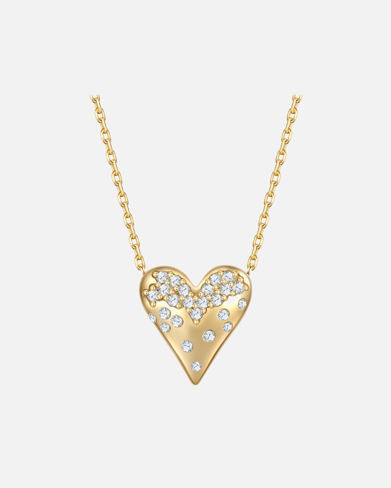 Collier for FemmeChaîne Coeur en Argent sterling en Or jaune40,0 cm Basiskette + 5,0 cm Verlängerung