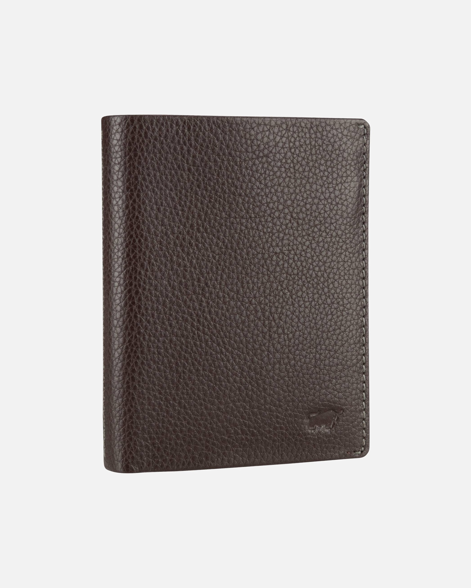 Portemonnaie für Männlich Braun Büffel Prato Herrengeldbörse d. braun