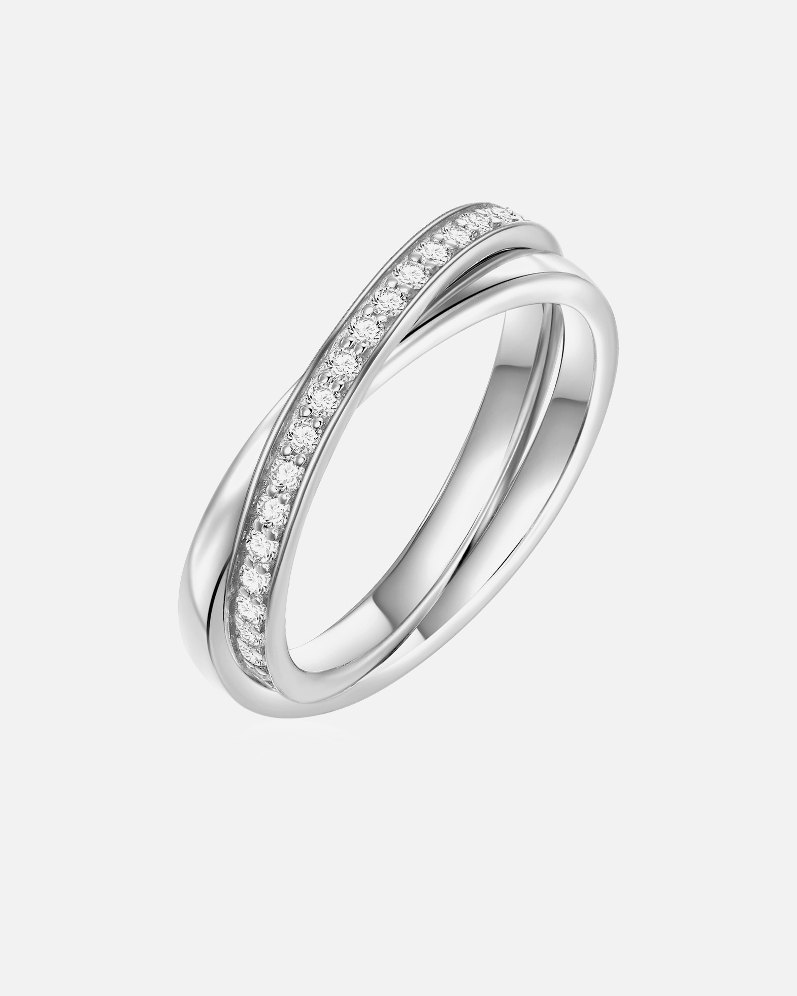 Bague for FemmeGlanzstücke MünchenBague en argent Argent sterling Oxyde de zirconium (CZ) en Argent54