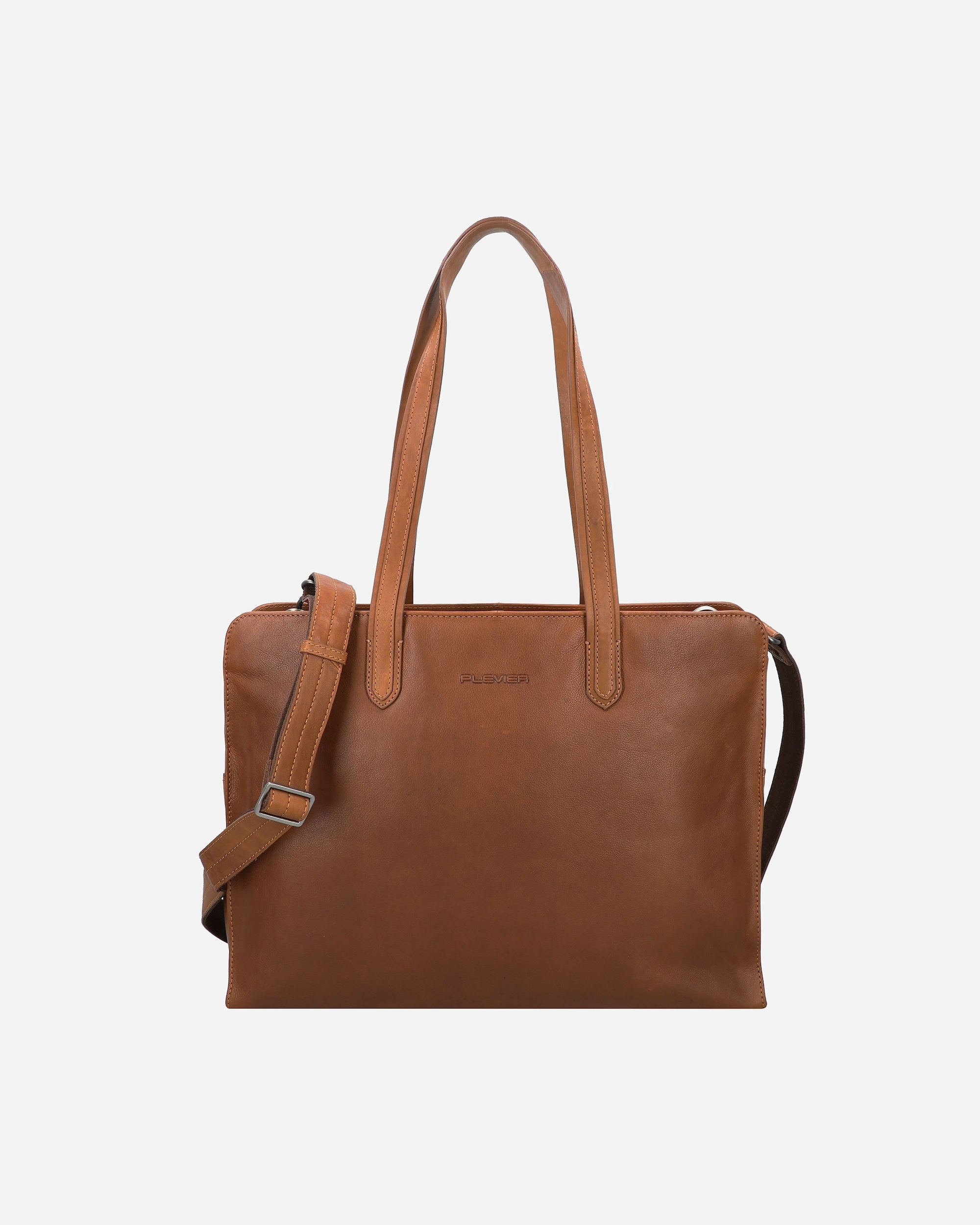 Sac pour ordinateur portable for FemmePlevierPower Porte-documents Cuir 41.5 cm Compartiment pour ordinateur portablecognac