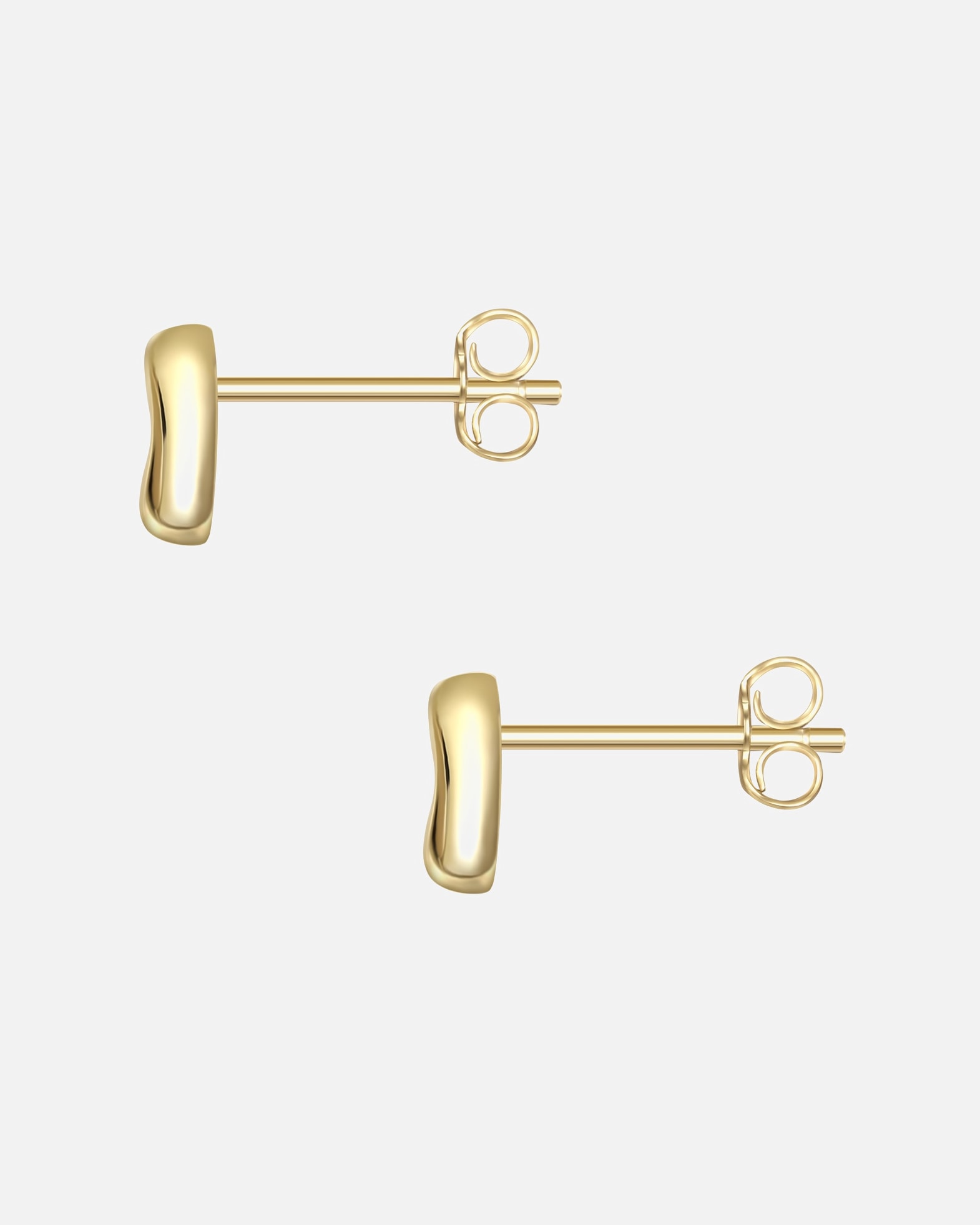 Ohrringe für Weiblich Glanzstücke München Ohrstecker aus Sterling Silber in gelbgold 7,1 mm