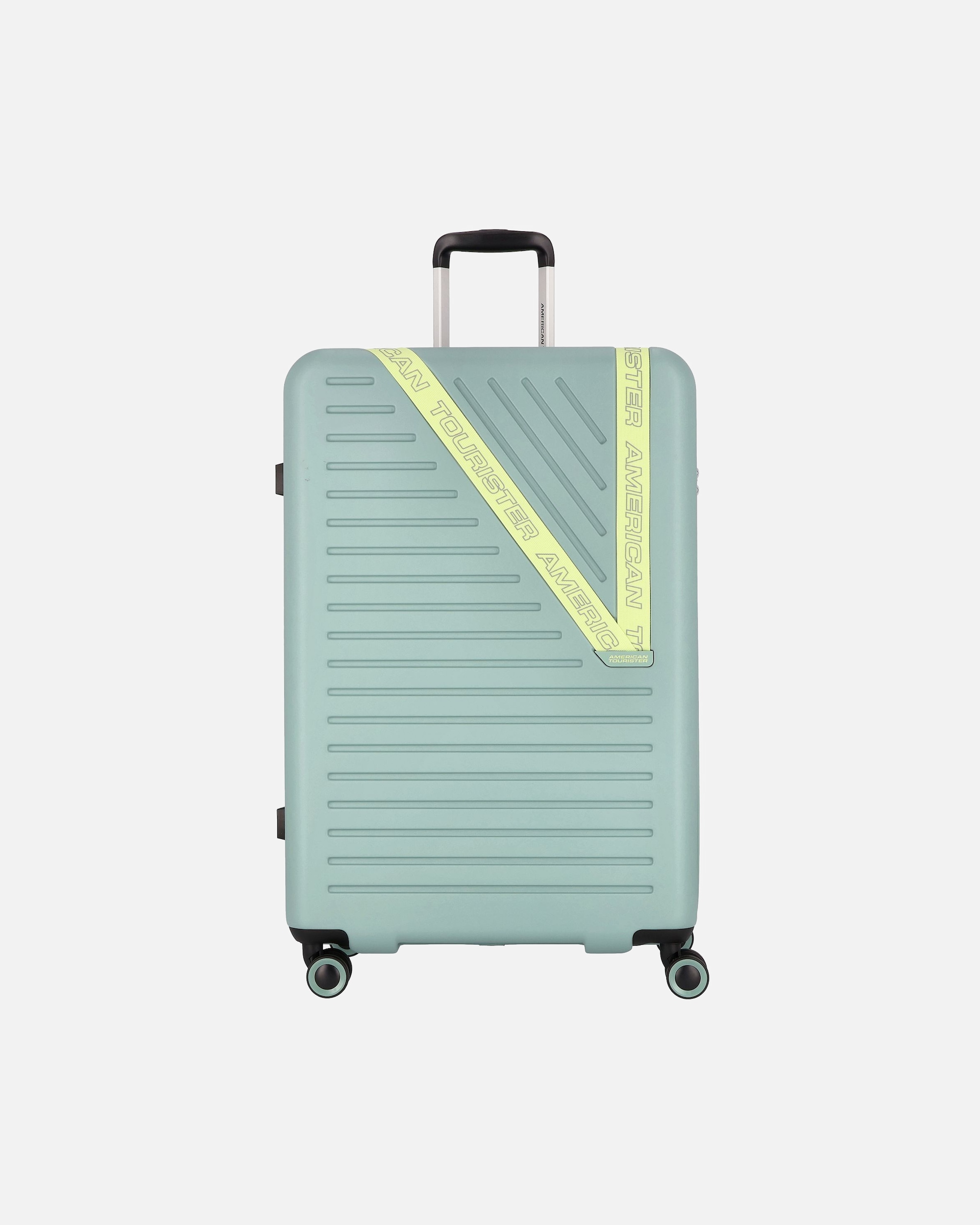 Valise trolley for HommeAmerican TouristerDynabelt 4 roulettes Trolley 77 cm avec soufflet d'extensionmisty green