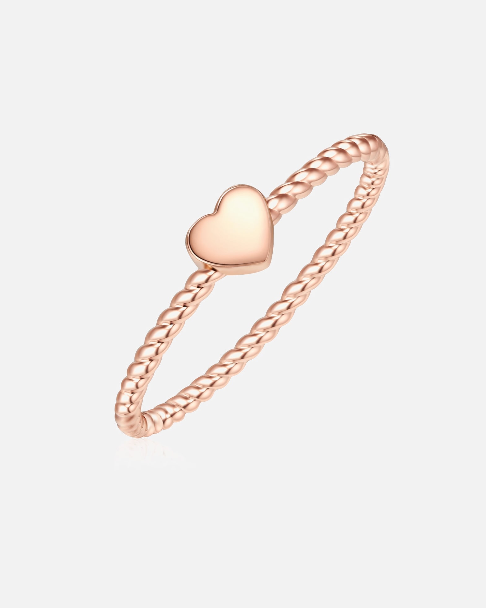 Bague for FemmeGlanzstücke MünchenBague en argent Coeur Argent sterling en Or rose54