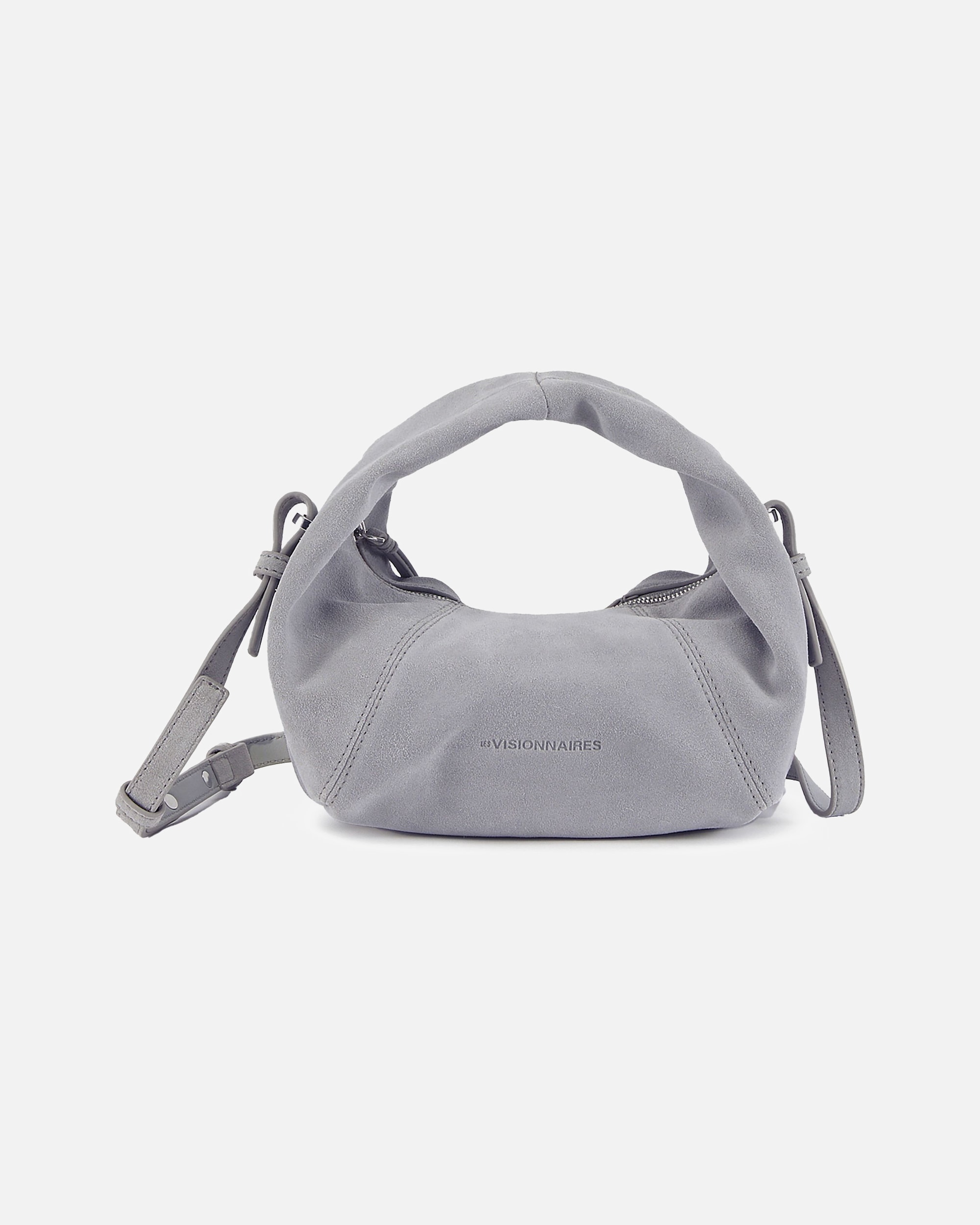 Umhängetasche für Weiblich LES VISIONNAIRES Default Brand Line Greta Mini Icon Henkeltasche cloud grey