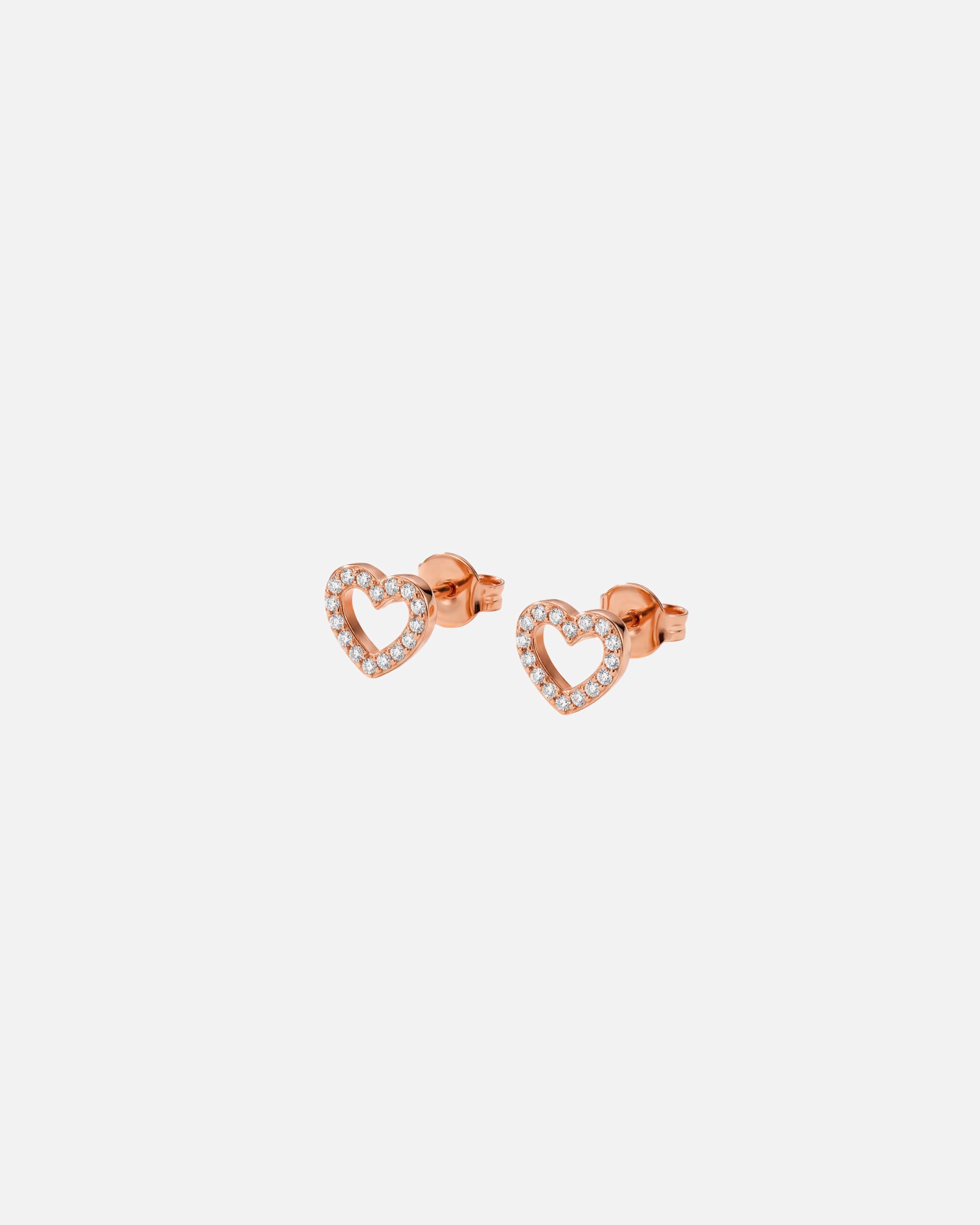Boucle d'oreilles for UnisexePureleiHearts Of Love Boucles d'oreilles 100% acier inoxydableOr Rose