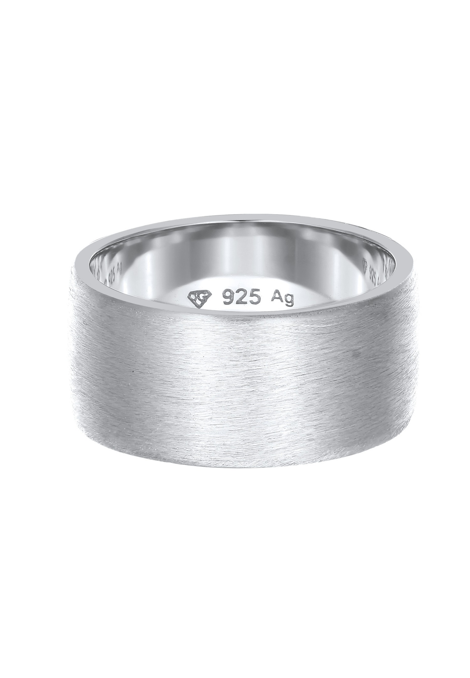 Elli Ring Dames Basic Matt Trend in 925 sterling zilver, 54 EU, Sterling zilver, Zonder Elli Ring Dames Basic Matt Trend in 925 sterling zilver, 54 EU, Sterling zilver, Zonder