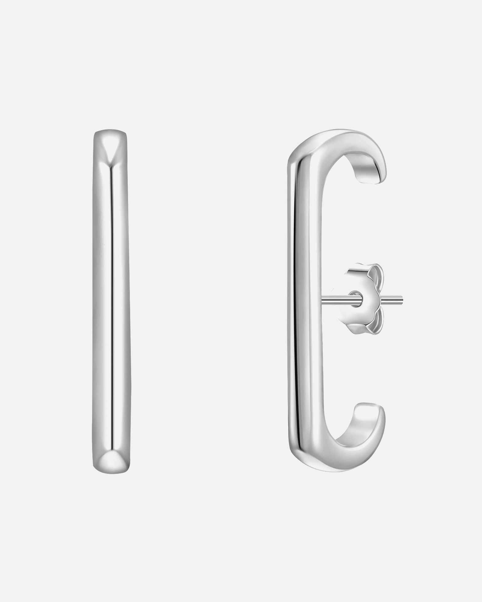 Ohrringe für Weiblich Glanzstücke München Ohrstecker Sterling Silber in Silber 24,1 mm