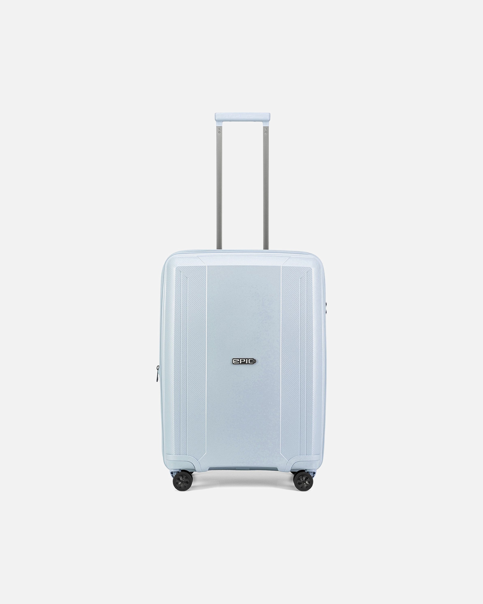 Koffer für Männlich Epic Anthem 4 Rollen Trolley 66 cm mit Dehnfalte pearl blue