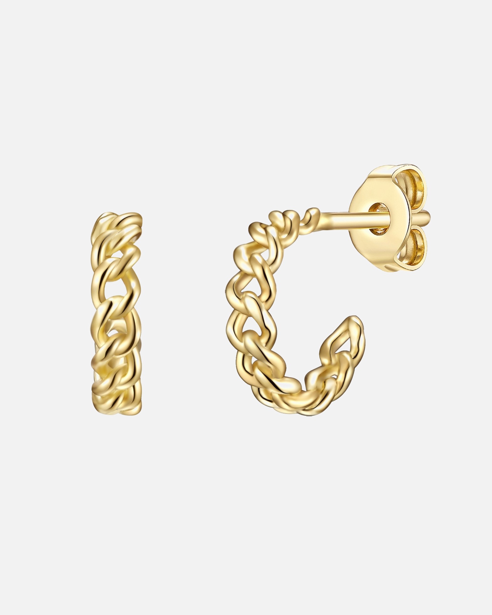 Boucle d'oreilles for FemmeCréoles en argent Argent sterling en Or jaune10,2 mm