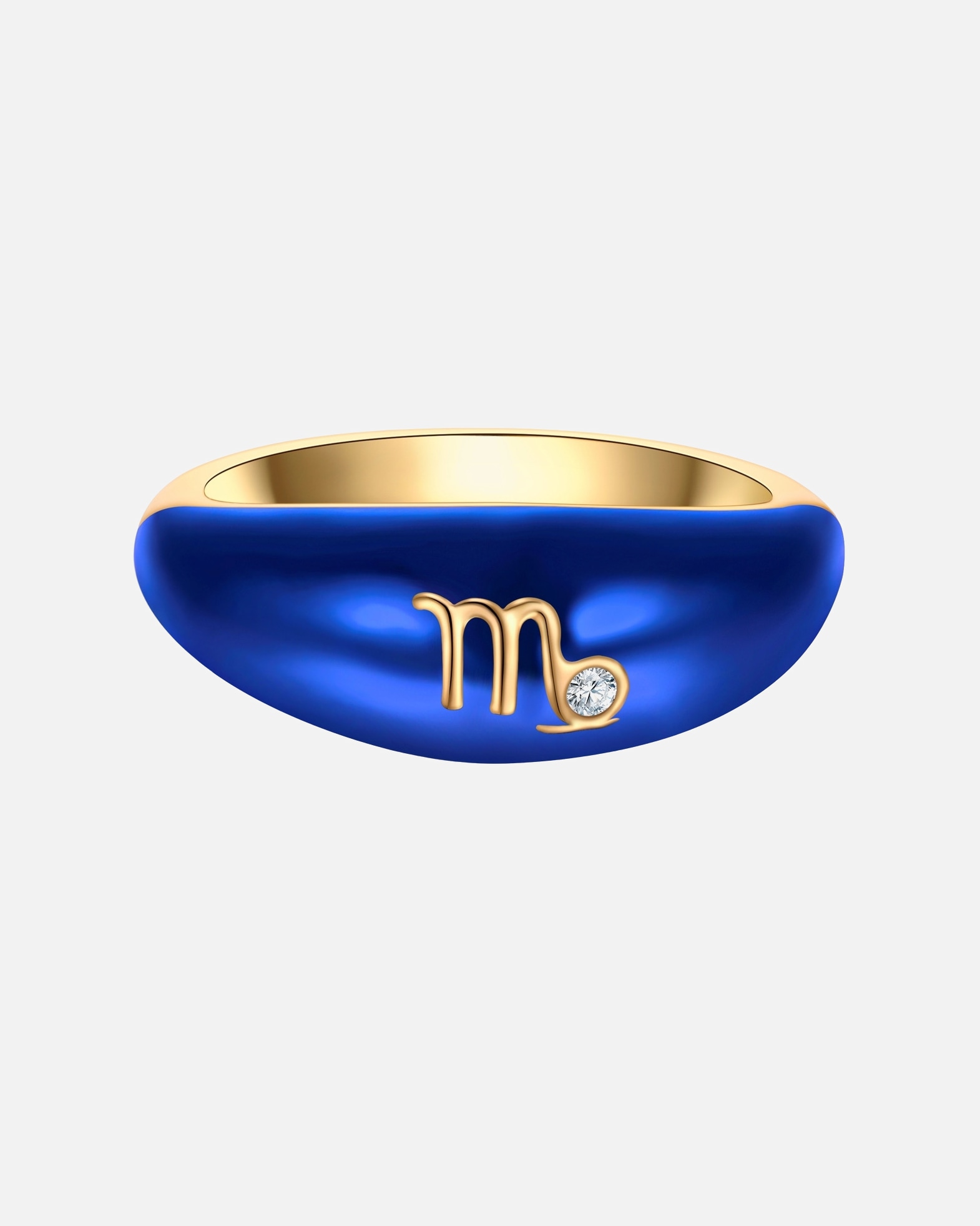 Bague for FemmeGlanzstücke MünchenBague Zodiaque Vierge en Argent sterling en Or jaune48