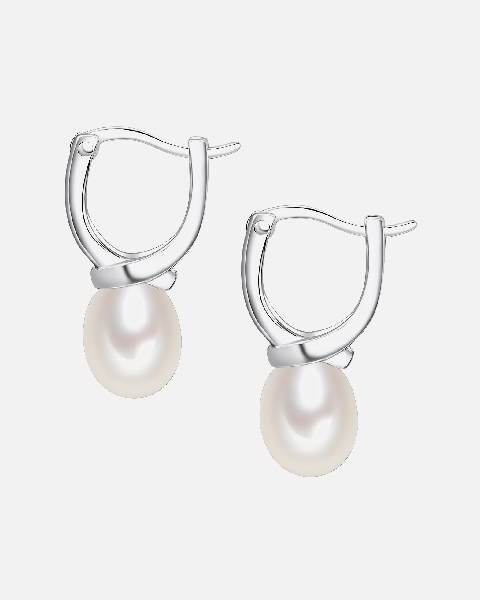 Boucle d'oreilles for FemmeValero PearlsBoucles d'oreille en perle Argent sterling Perle de culture d'eau douce en Argent22,0 mm