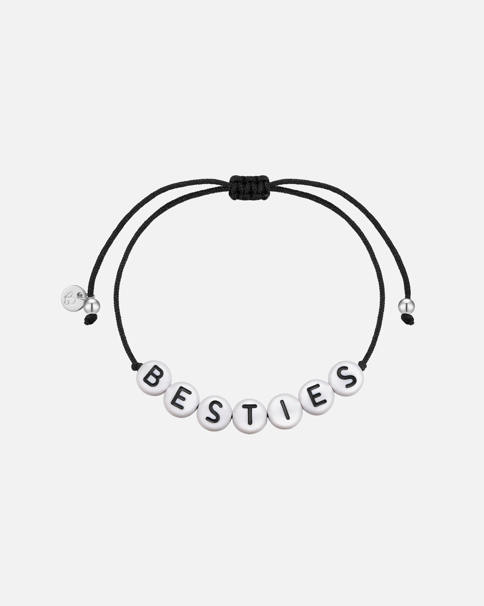 Bracelet for FemmeBracelet BESTIES en argent sterling en argent15,0 - 22,0 cm, flexibel einstellbar