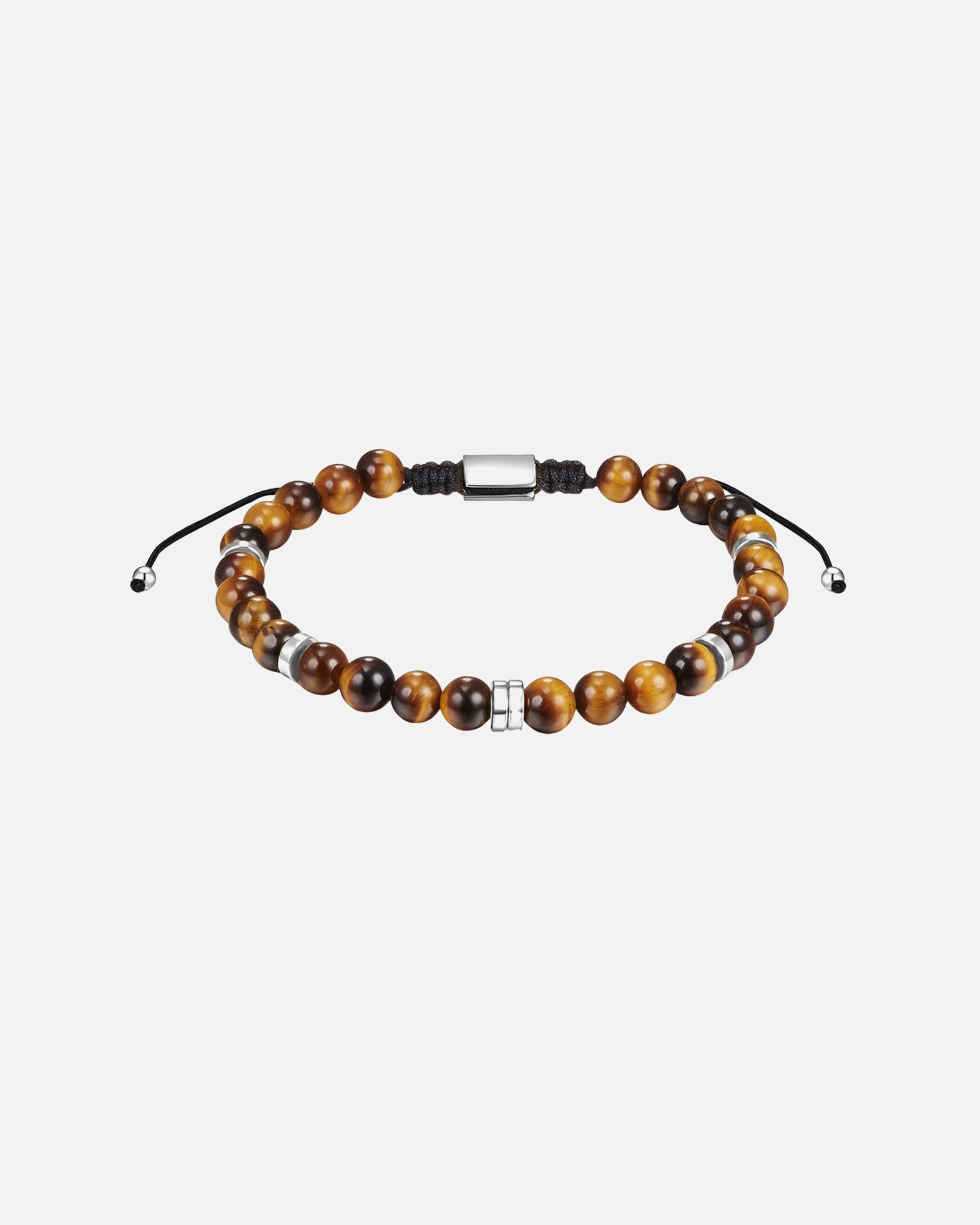 Bracelet for HommeMännerglanzBracelet en Argent sterling en Argentflexibel einstellbar