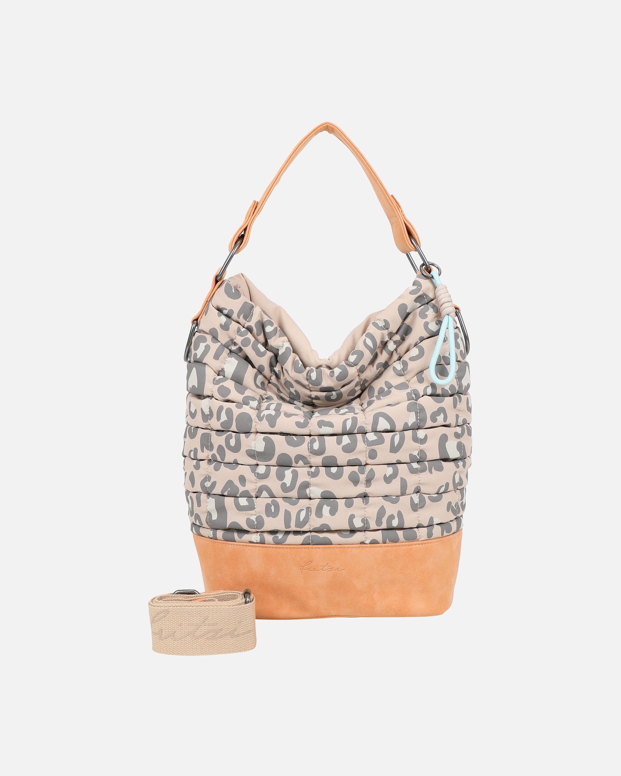 Tasche für Weiblich Fritzi aus Preußen Olga Limited Leo Bubble Schultertasche 27 cm soft caramel