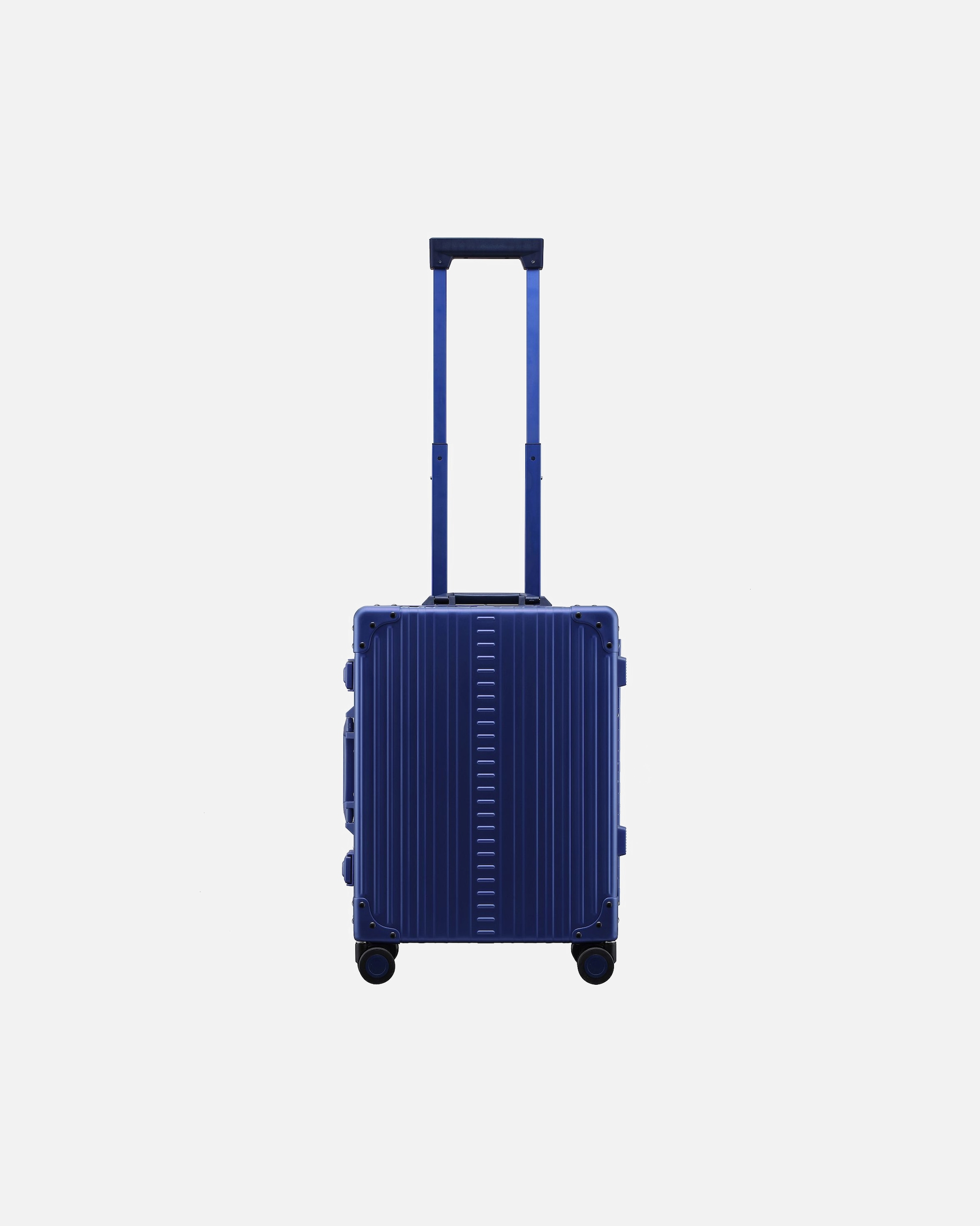 Handgepäckkoffer für Männlich Aleon Traveler International 4-Rollen Kabinentrolley Aluminium 55 cm sapphire