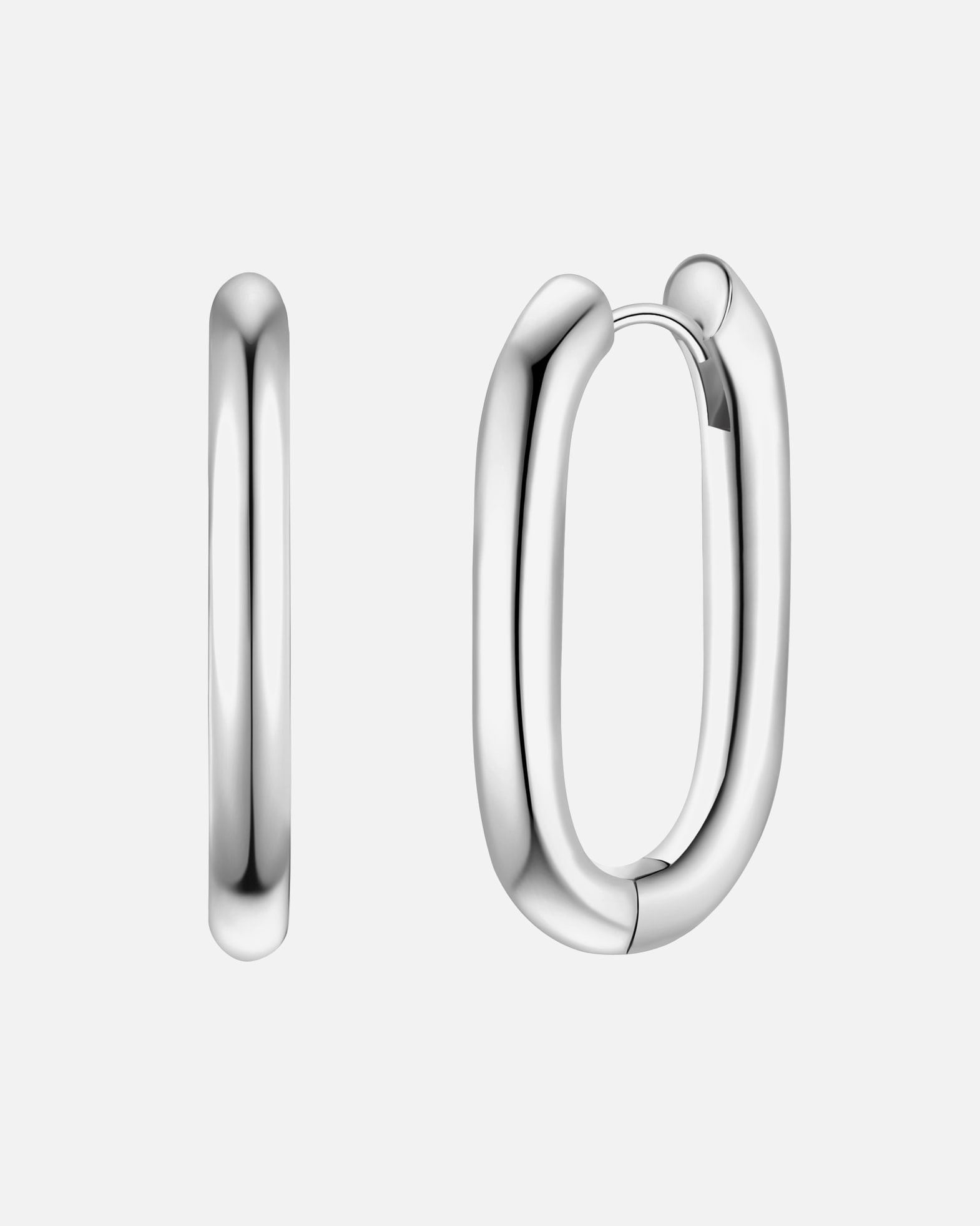 Boucle d'oreilles for FemmeYokoamiiCréoles en alliage de métal en argent28,6 mm