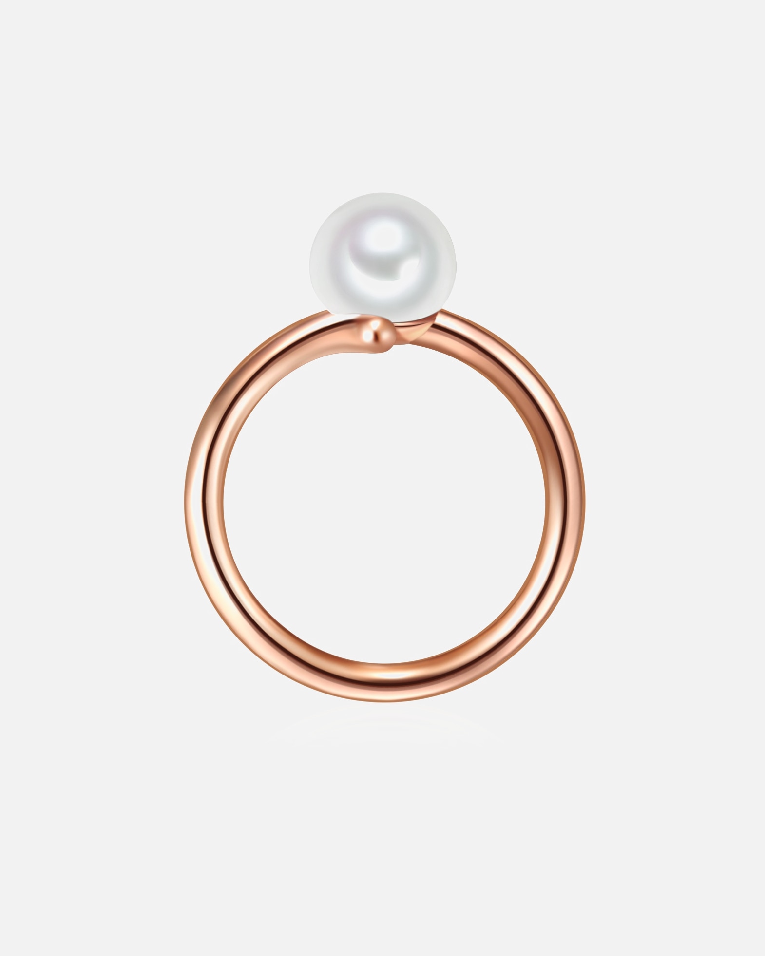 Bague for FemmeValero PearlsBague en argent Argent sterling Perle de culture d'eau douce en Or rose56