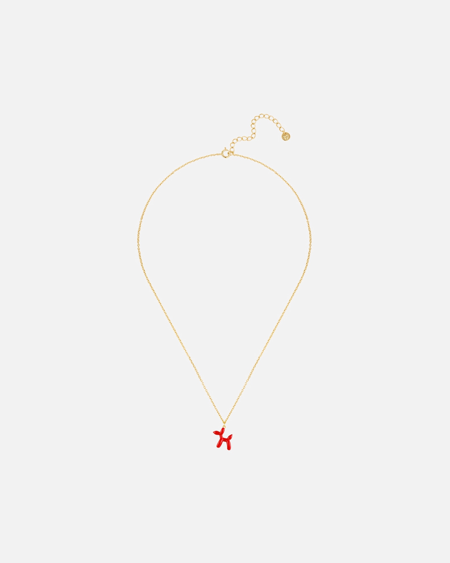 Collier for FemmeGlanzstücke MünchenChaîne Chien ballon en Argent sterling en Or jaune40,0 cm Basiskette + 5,0 cm Verlängerung