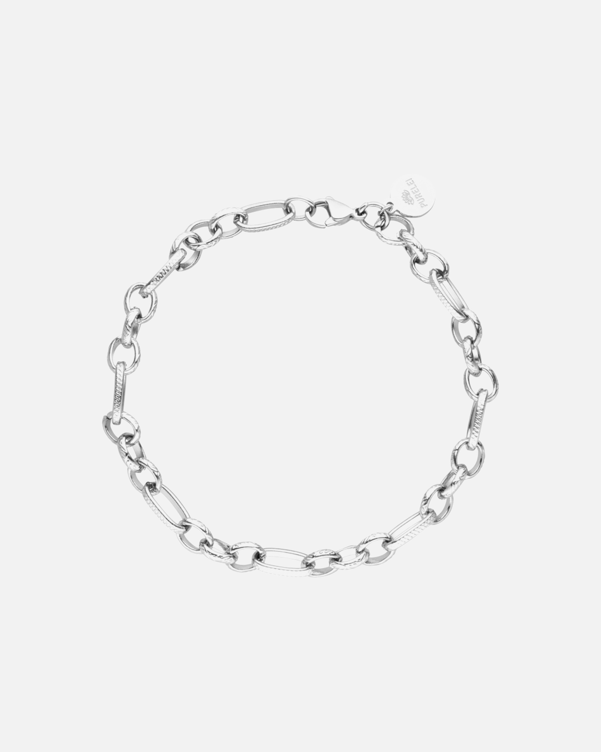 Bracelet for FemmePureleiFashion Show Bracelet 100% acier inoxydableArgent