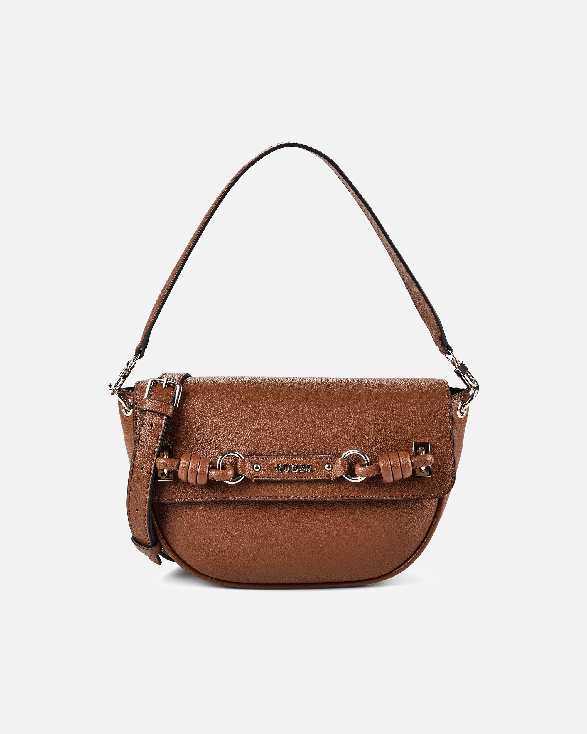 Tasche für Weiblich Guess Camelia Schultertasche cognac